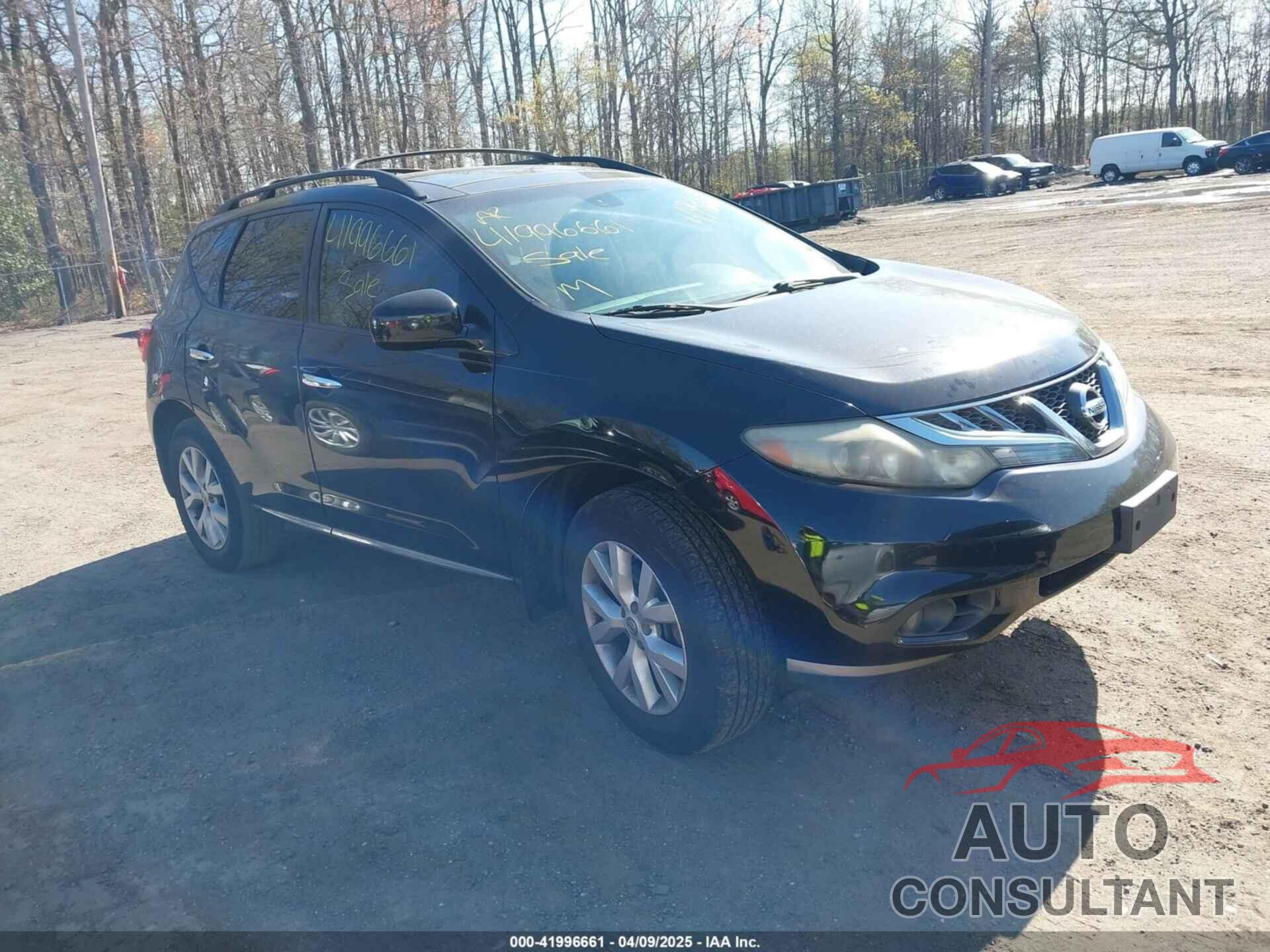 NISSAN MURANO 2011 - JN8AZ1MW2BW185042