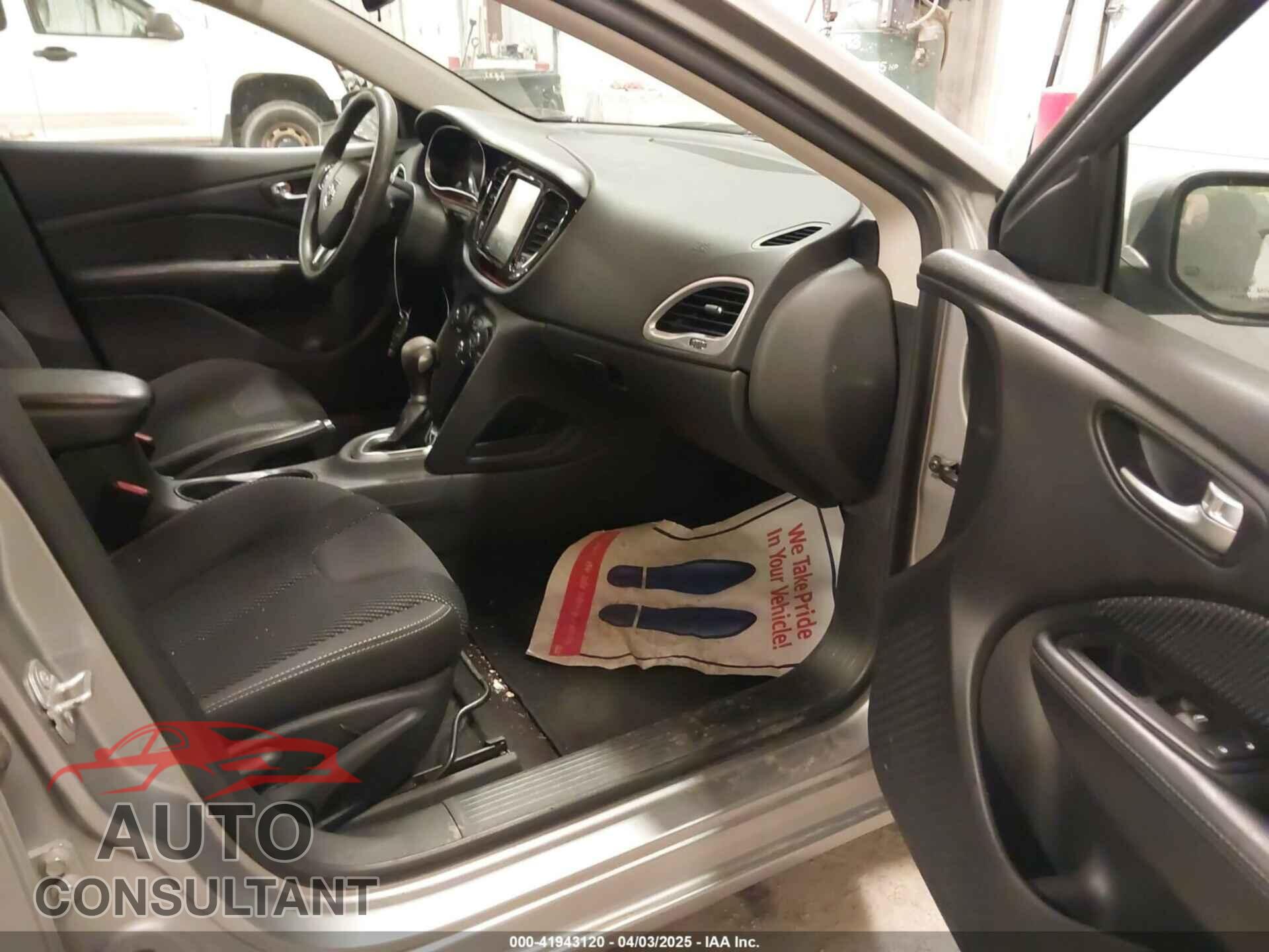 DODGE DART 2015 - 1C3CDFBBXFD378044