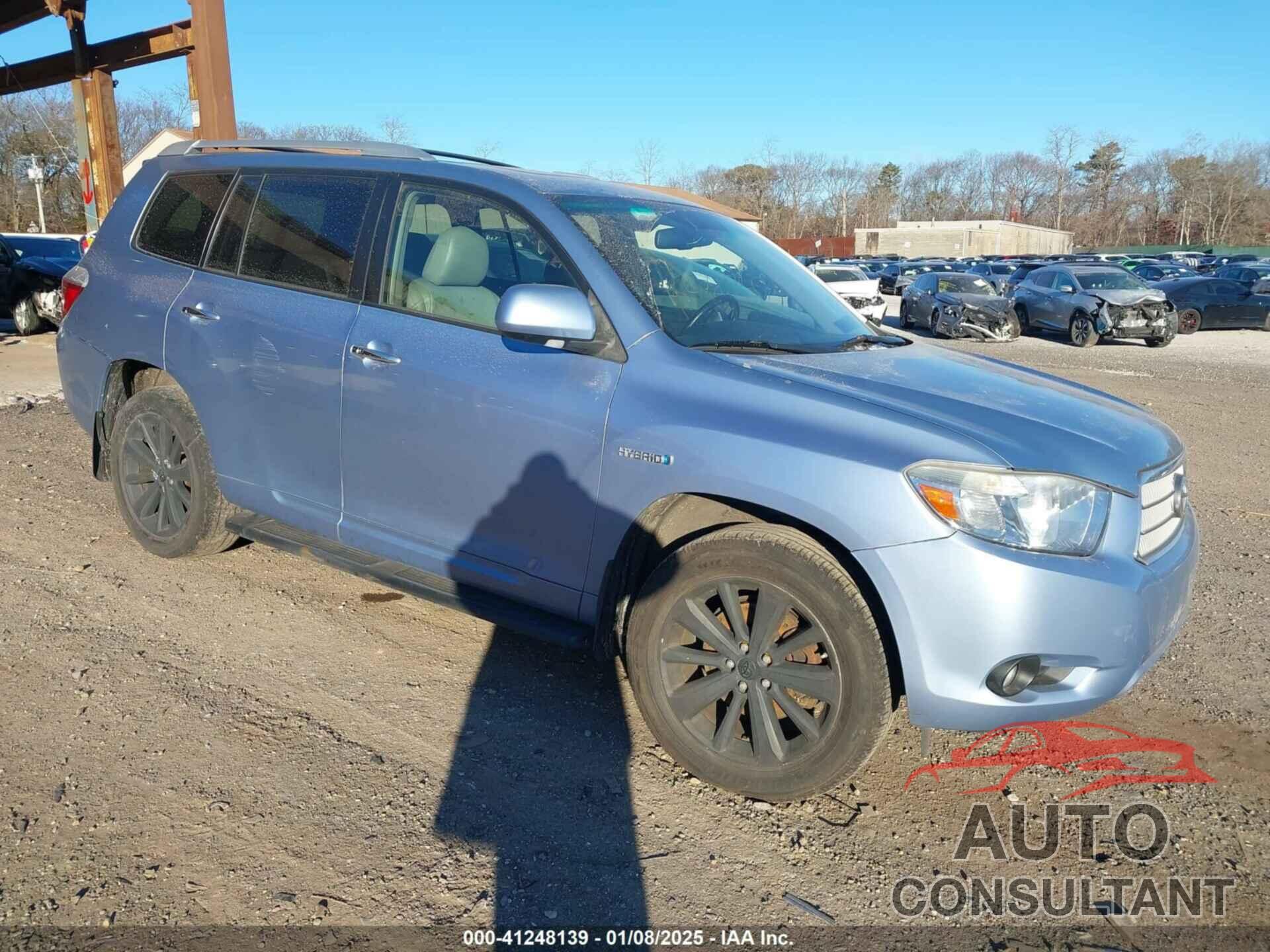 TOYOTA HIGHLANDER HYBRID 2010 - JTEJW3EH0A2040342