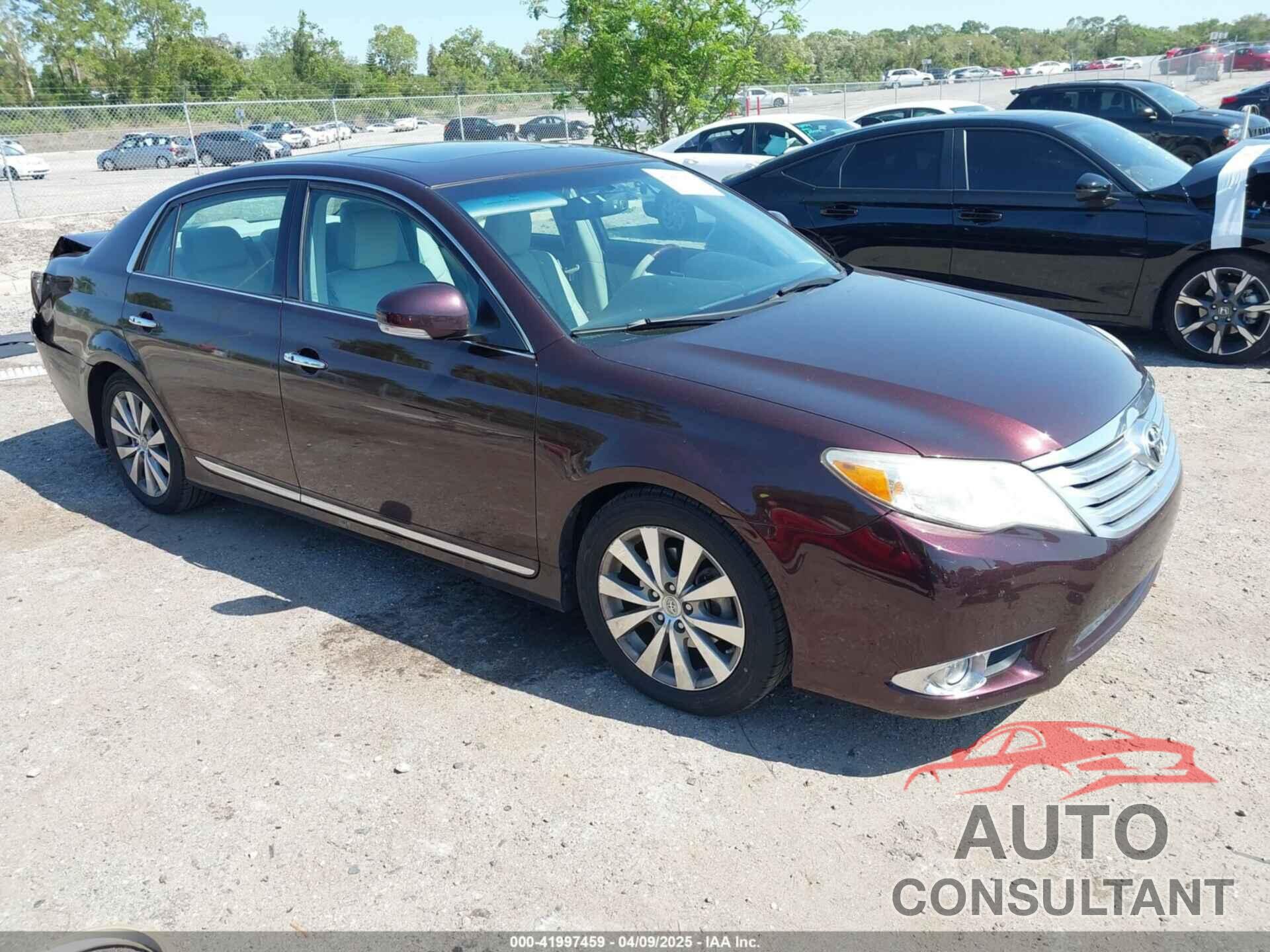 TOYOTA AVALON 2012 - 4T1BK3DB6CU446971