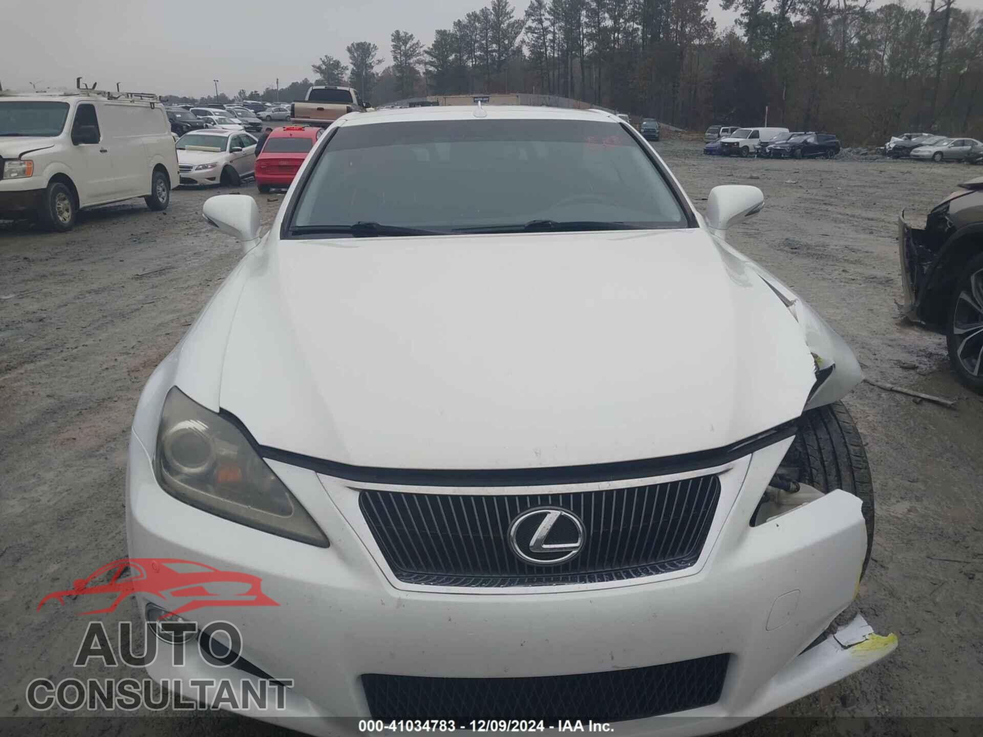 LEXUS IS 250C 2012 - JTHFF2C2XC2523146