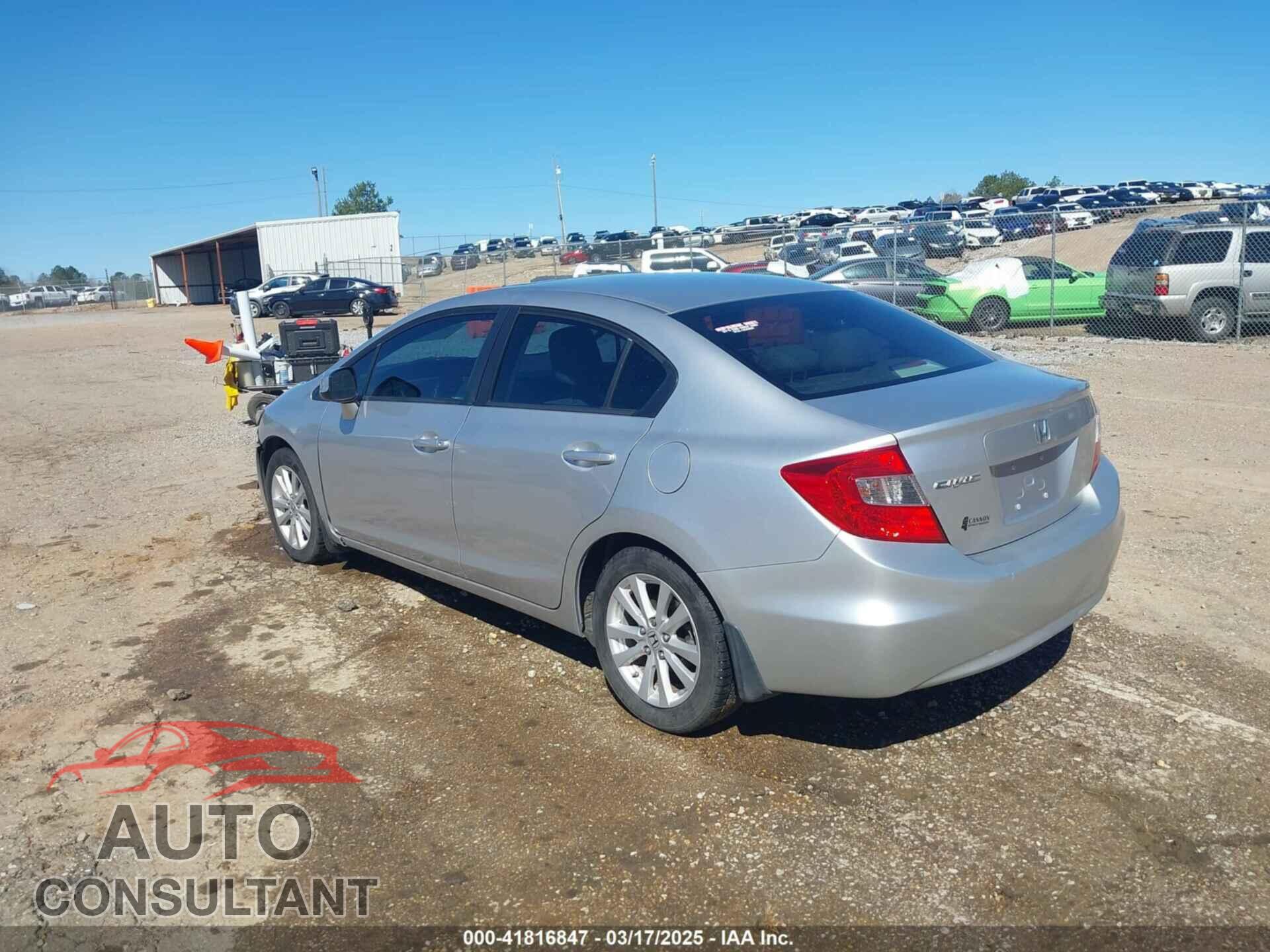 HONDA CIVIC 2012 - 19XFB2F8XCE100177