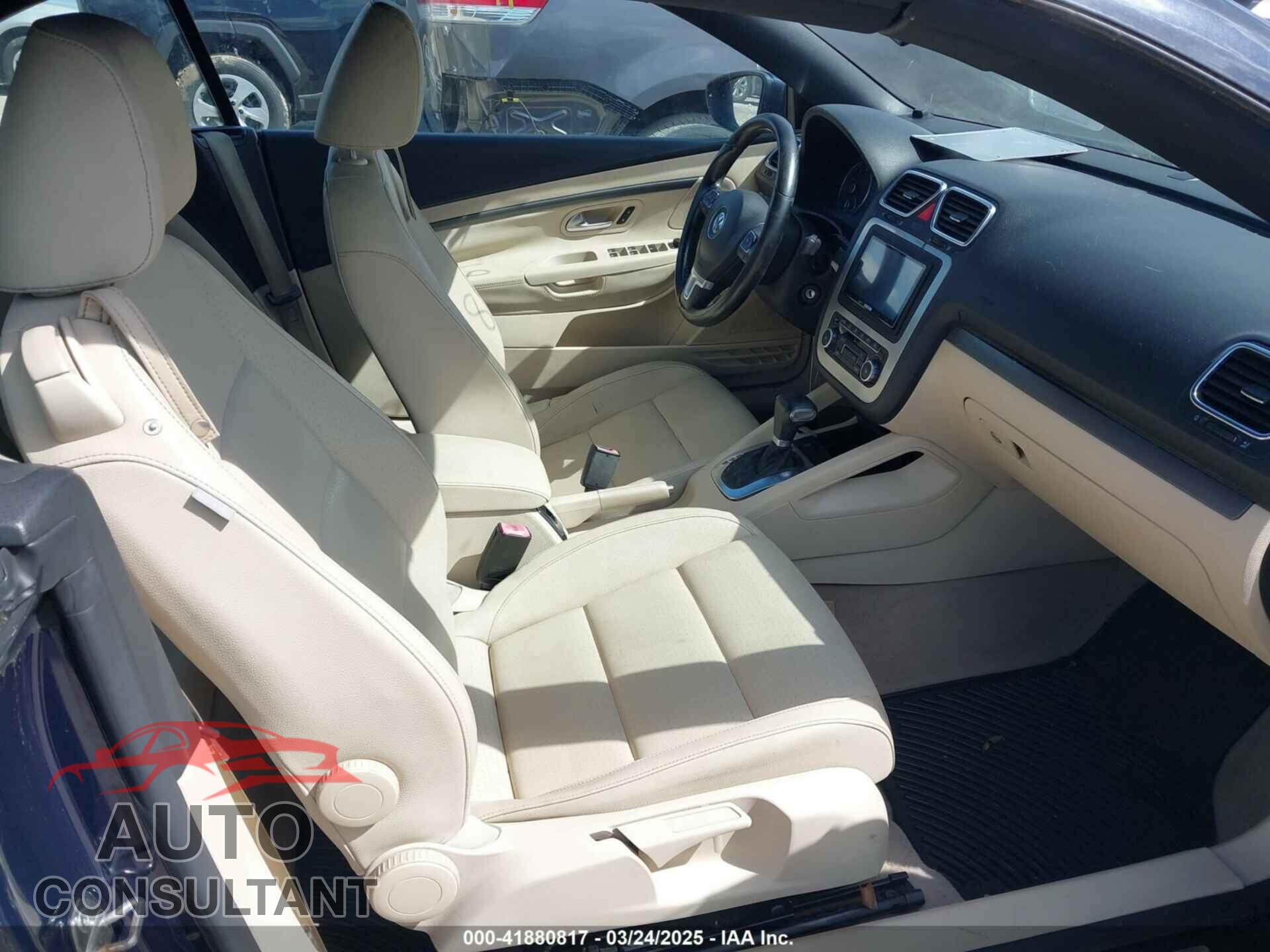 VOLKSWAGEN EOS 2011 - WVWBA7AH6BV001470
