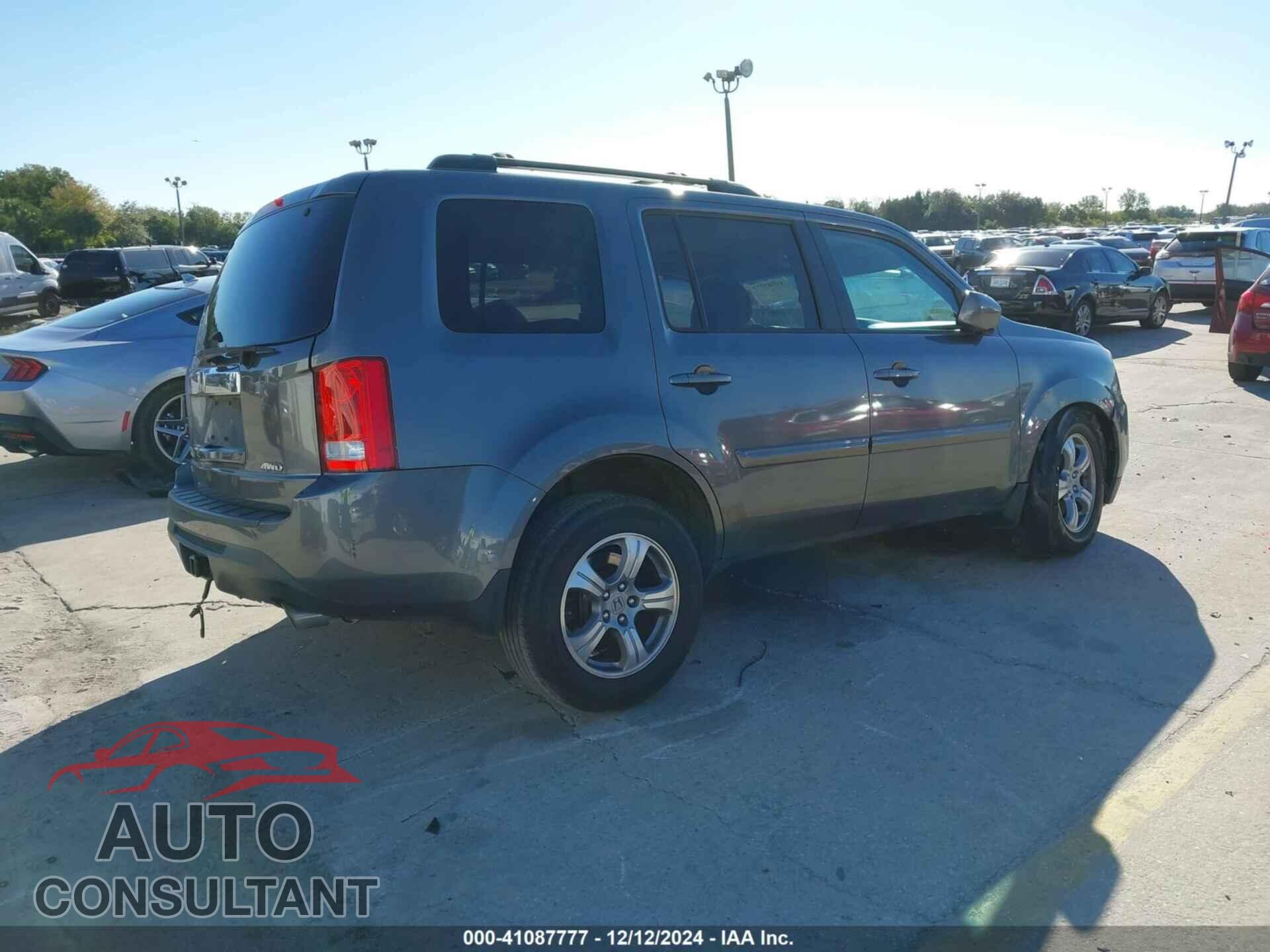 HONDA PILOT 2012 - 5FNYF4H59CB063354