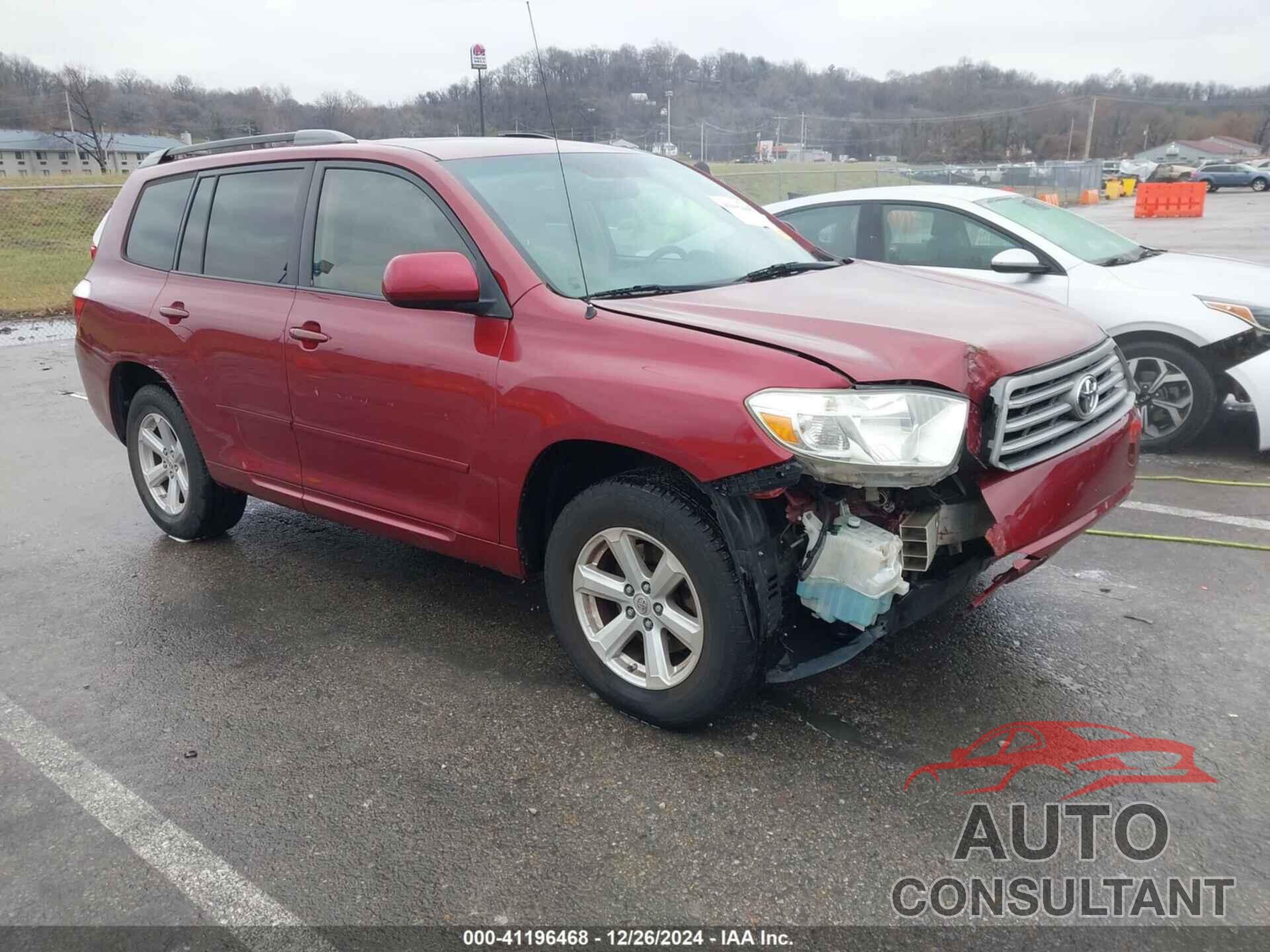 TOYOTA HIGHLANDER 2009 - JTEDS41A292092140