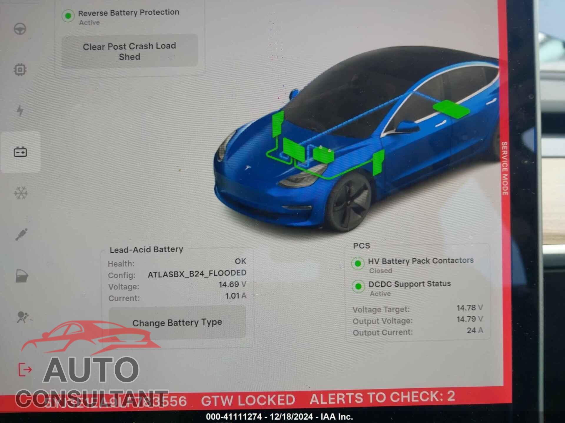 TESLA MODEL 3 2020 - 5YJ3E1EA9LF783556