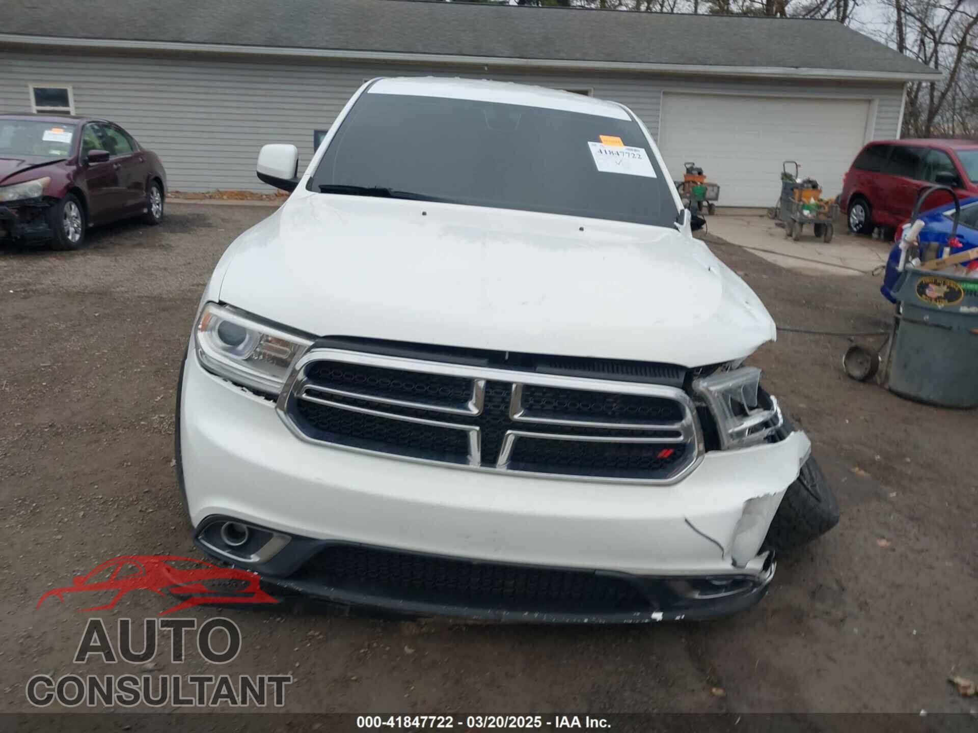 DODGE DURANGO 2014 - 1C4RDJAG0EC562581