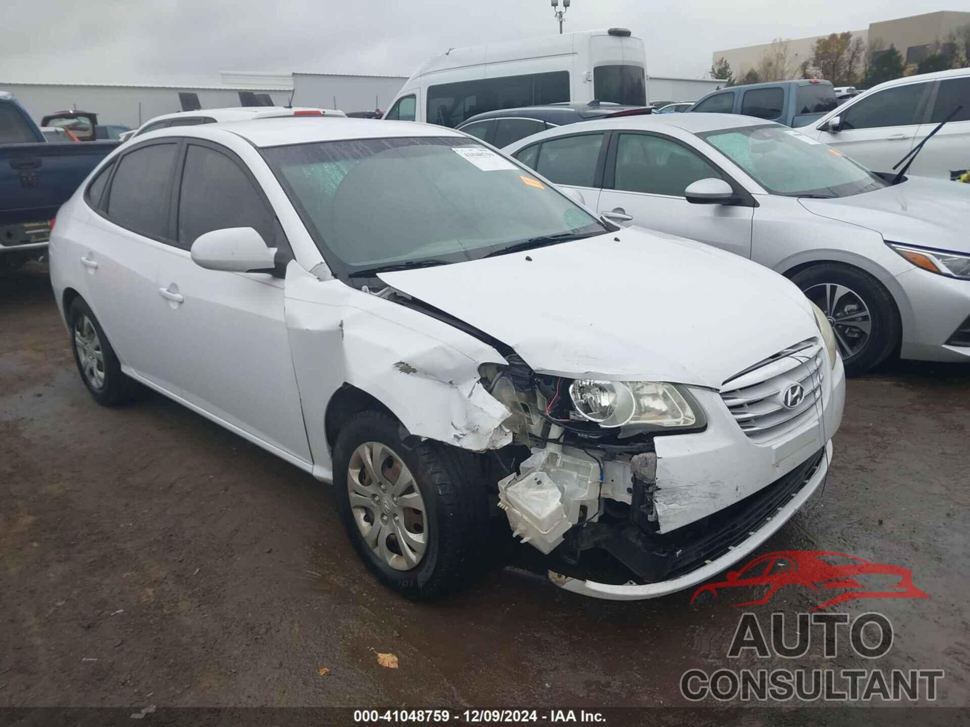 HYUNDAI ELANTRA 2010 - KMHDU4AD3AU191627