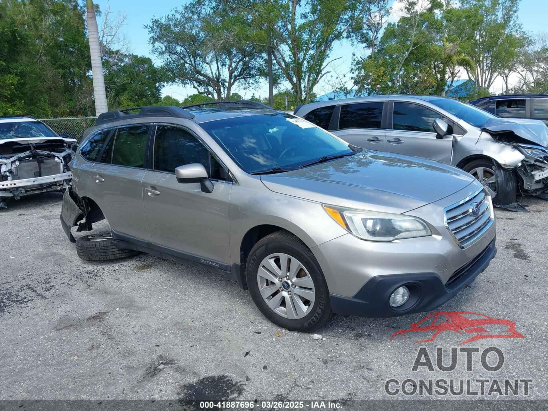 SUBARU OUTBACK 2015 - 4S4BSADC2F3218702