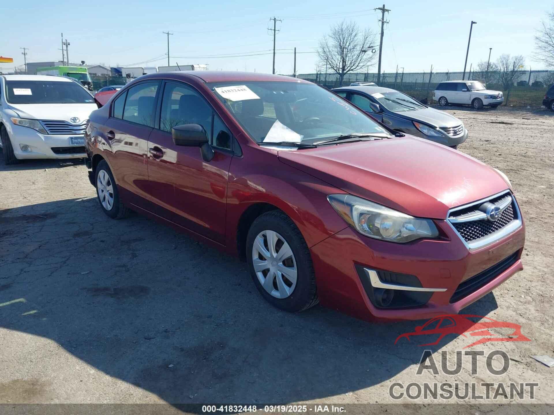 SUBARU IMPREZA 2016 - JF1GJAA62GH020644