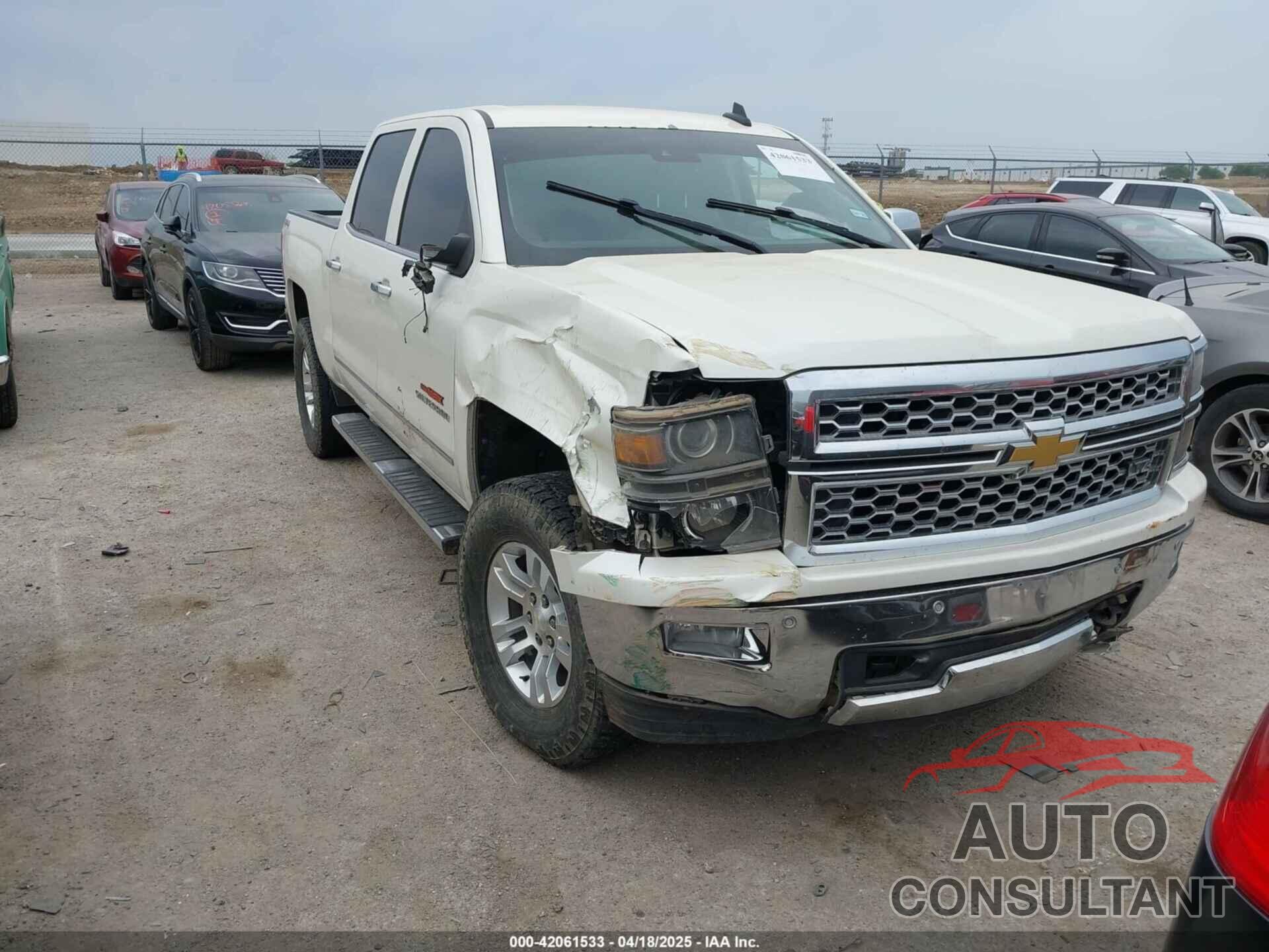 CHEVROLET SILVERADO 1500 2015 - 3GCUKSECXFG154407