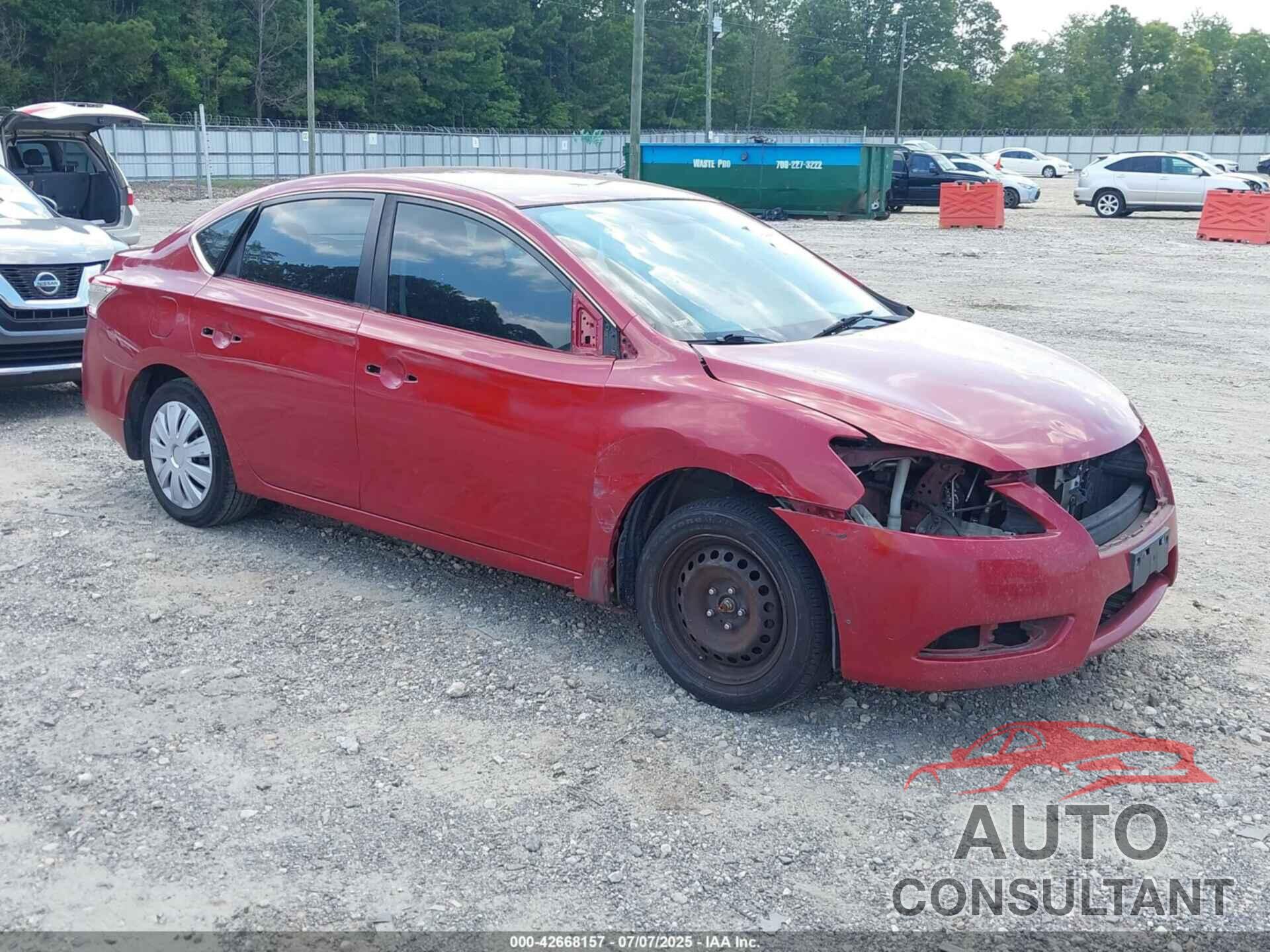 NISSAN SENTRA 2014 - 3N1AB7APXEL690890