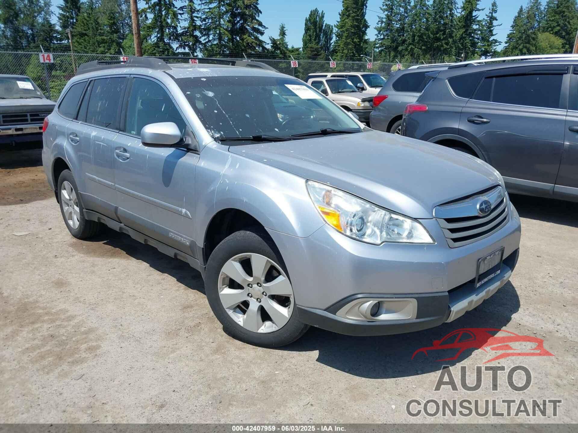 SUBARU OUTBACK 2012 - 4S4BRCKC8C3249894