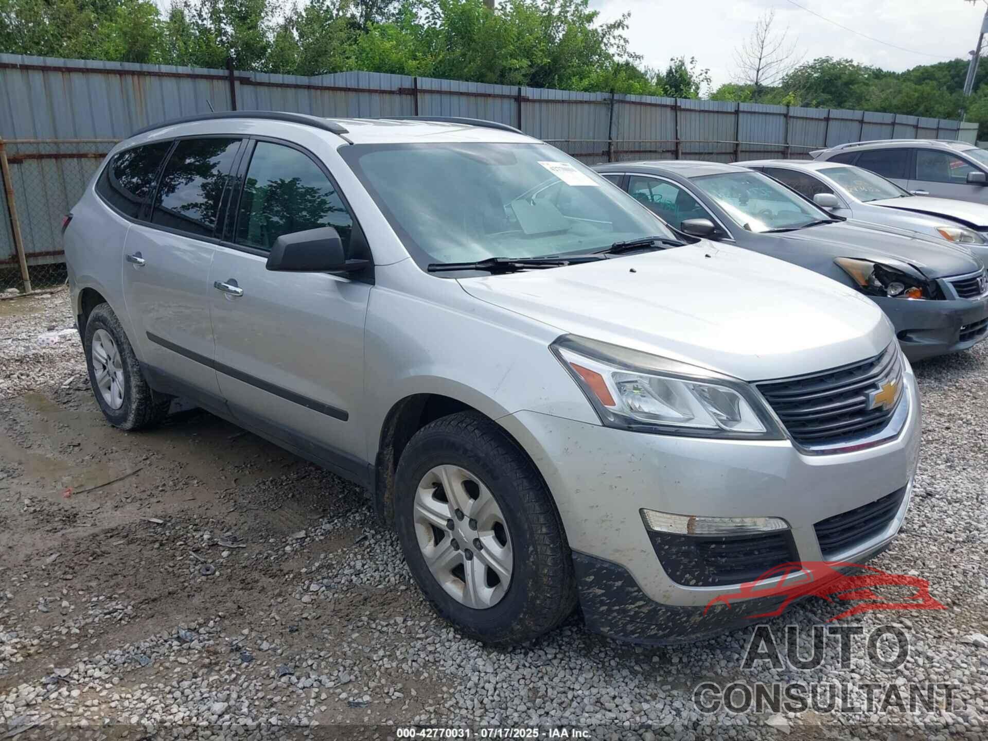 CHEVROLET TRAVERSE 2015 - 1GNKRFED4FJ243186