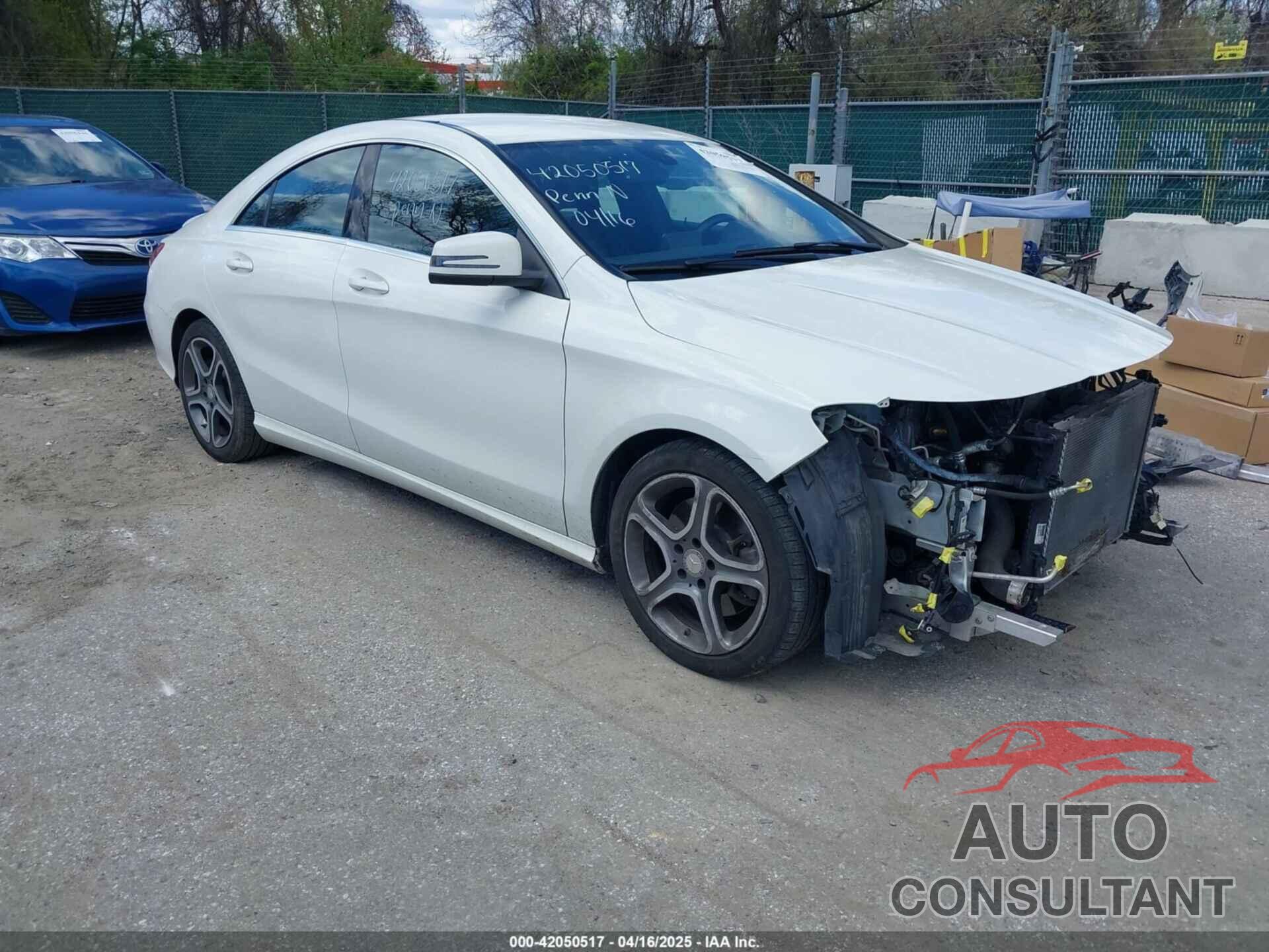 MERCEDES-BENZ CLA 250 2014 - WDDSJ4EB0EN053787