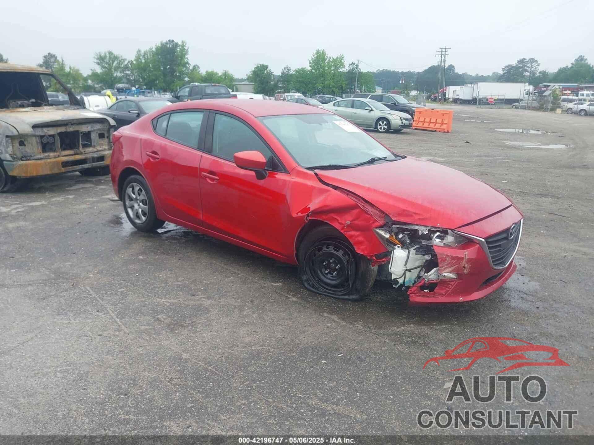 MAZDA MAZDA3 2014 - JM1BM1U78E1158596