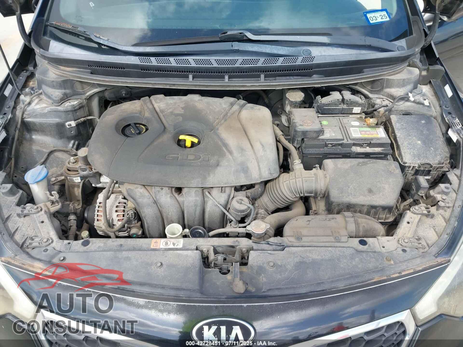 KIA FORTE 2016 - KNAFX4A85G5451503