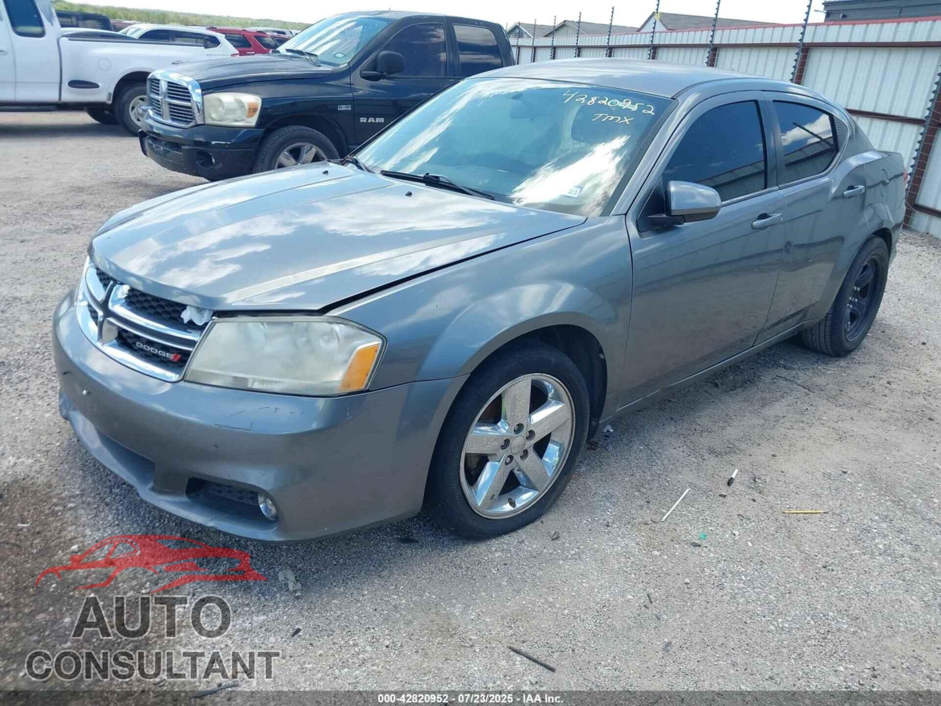 DODGE AVENGER 2013 - 1C3CDZCB8DN620613