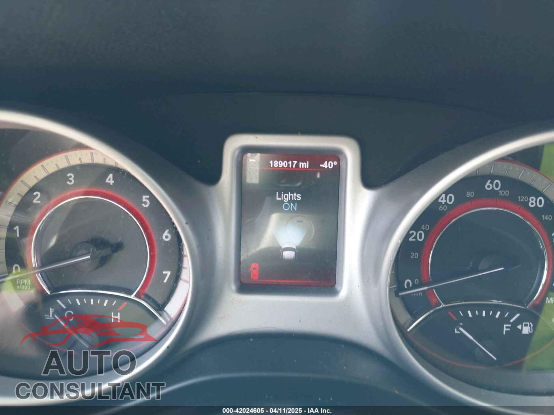 DODGE JOURNEY 2012 - 3C4PDDBG0CT205989