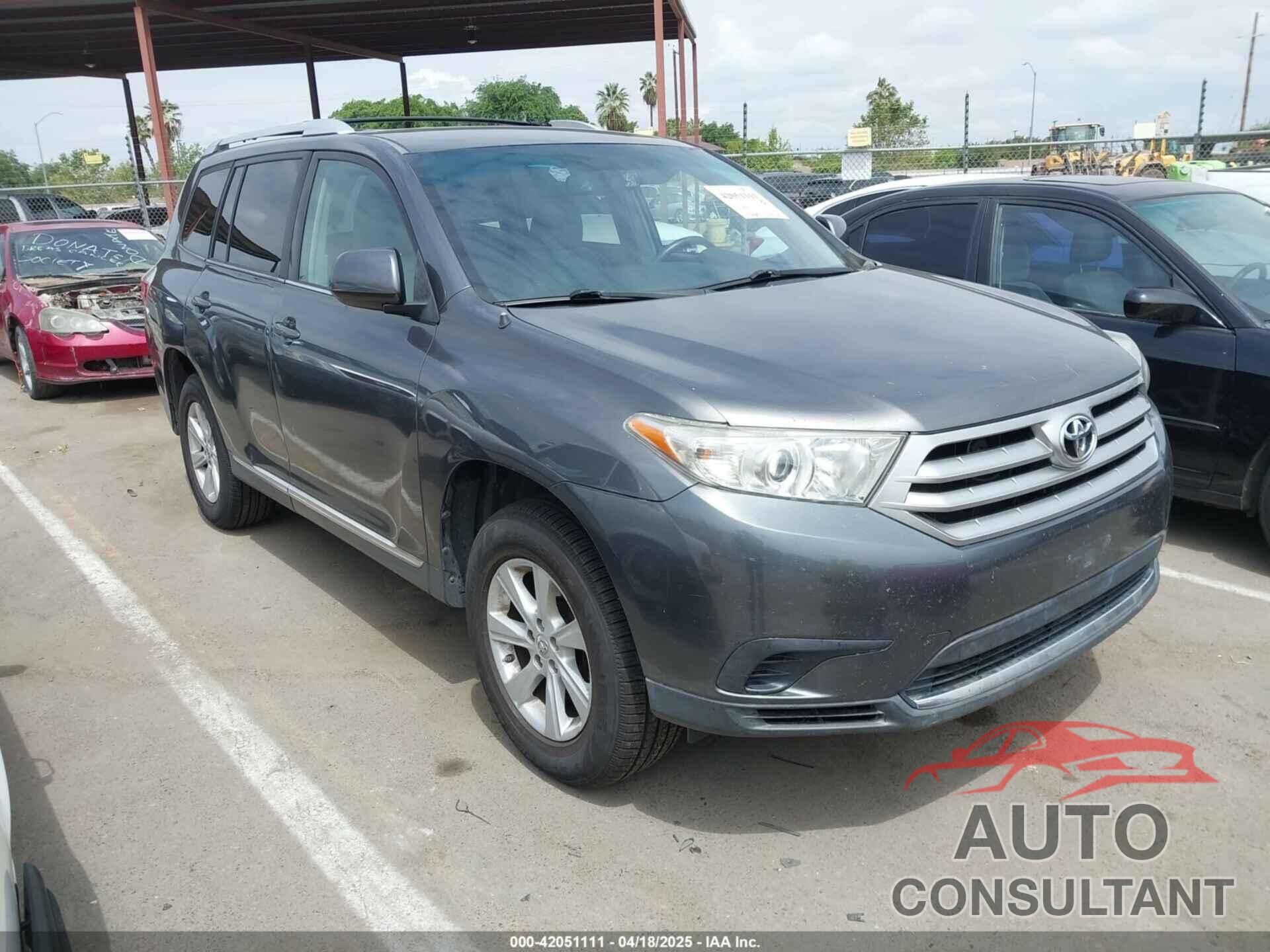 TOYOTA HIGHLANDER 2011 - 5TDZK3EH8BS027822