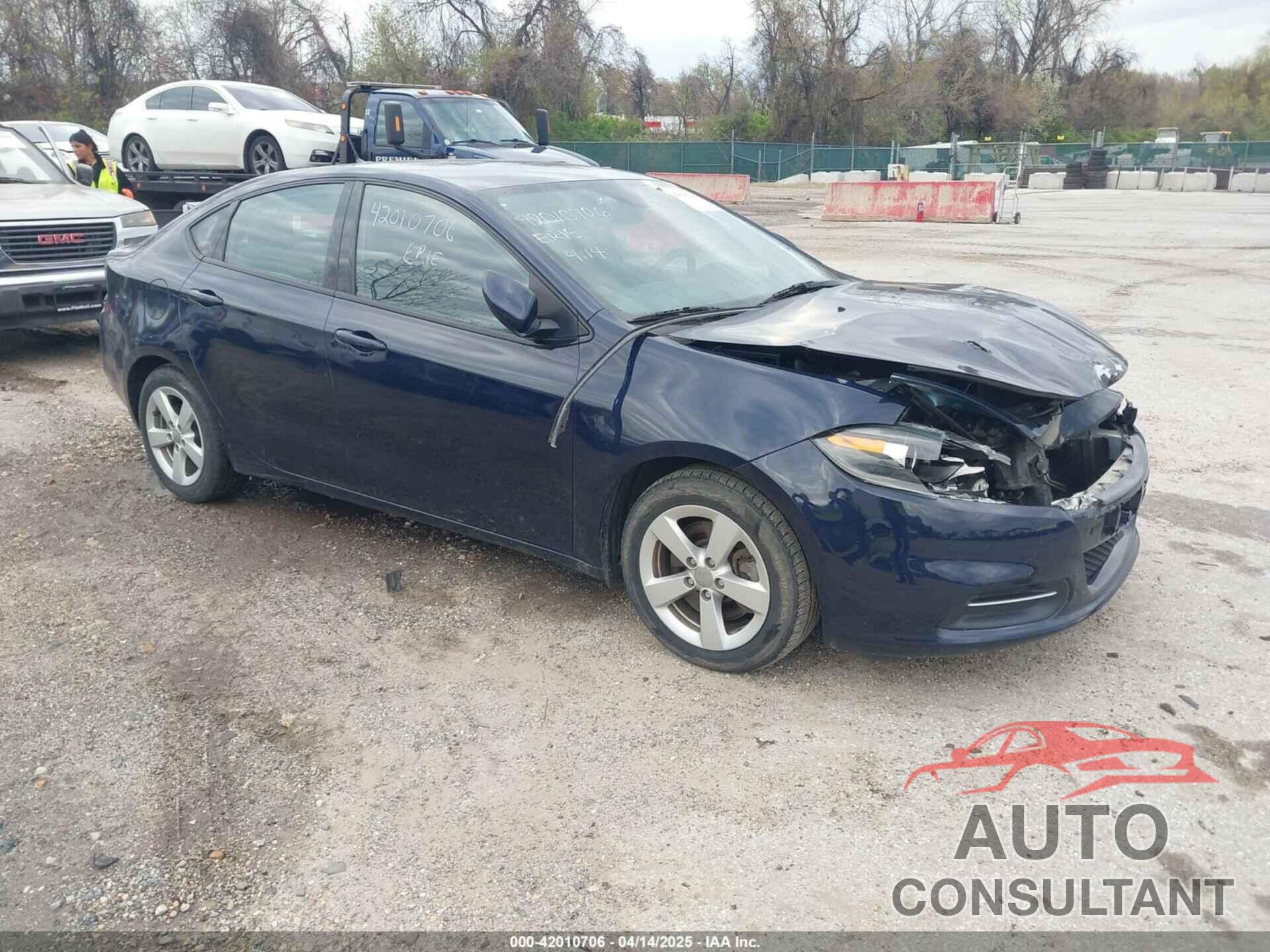 DODGE DART 2015 - 1C3CDFBB4FD319698