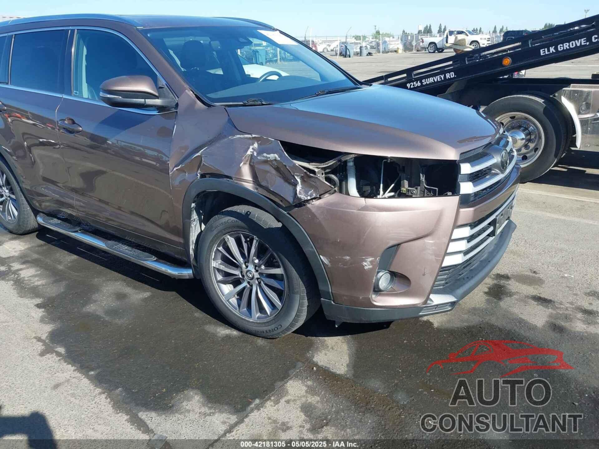 TOYOTA HIGHLANDER 2017 - 5TDJZRFH4HS419151