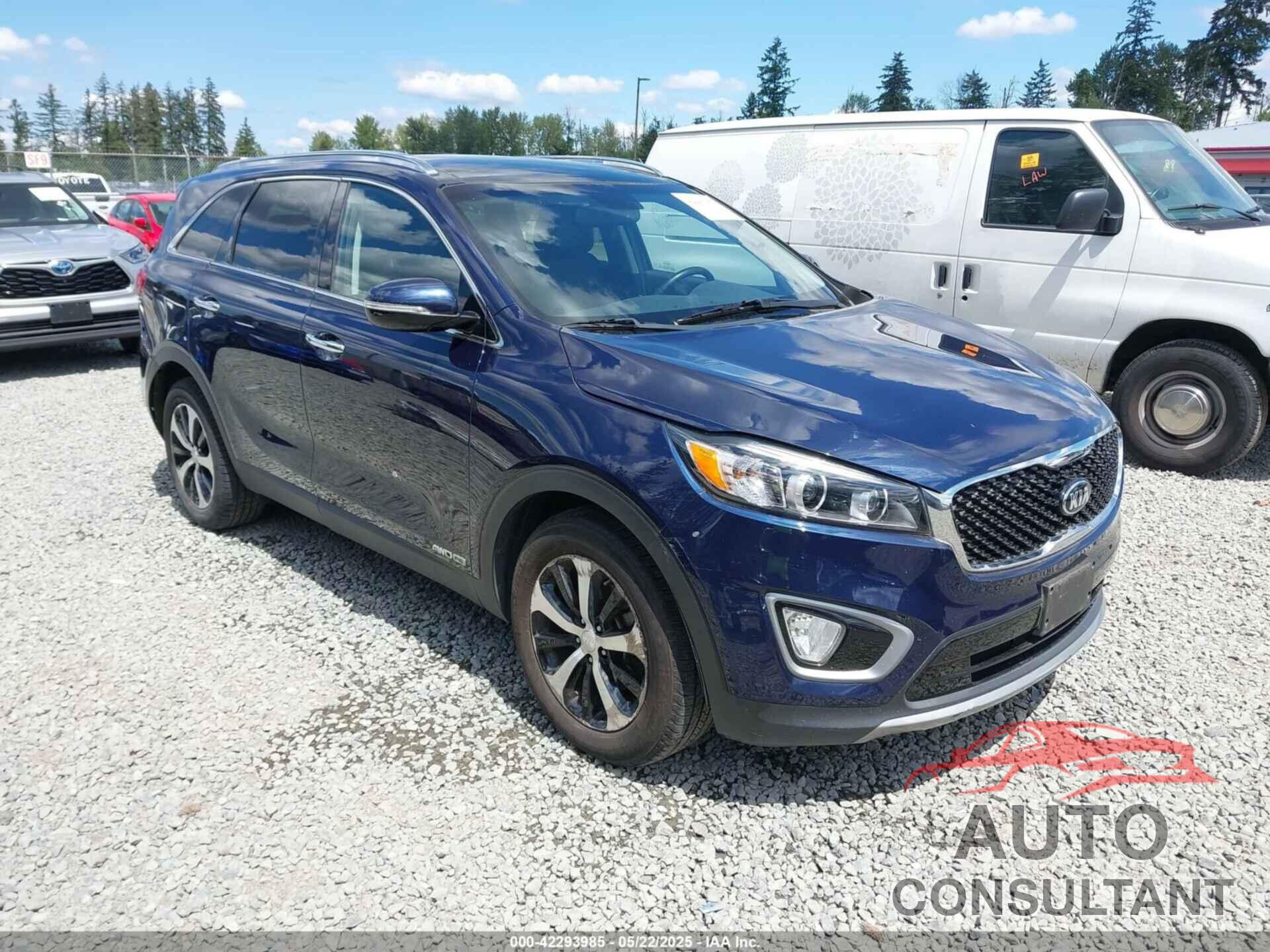 KIA SORENTO 2016 - 5XYPHDA50GG130485