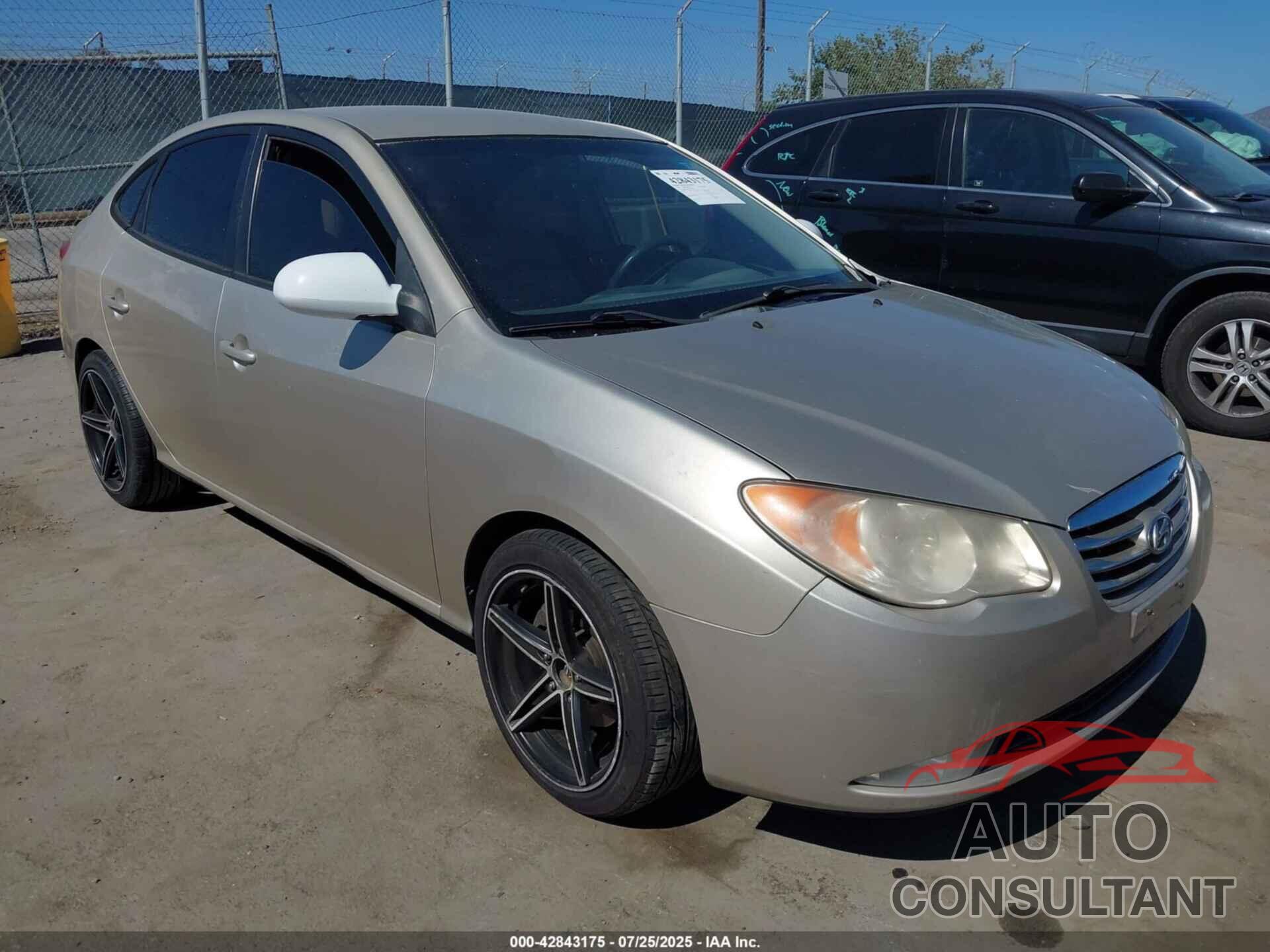 HYUNDAI ELANTRA 2010 - KMHDU4AD5AU079895