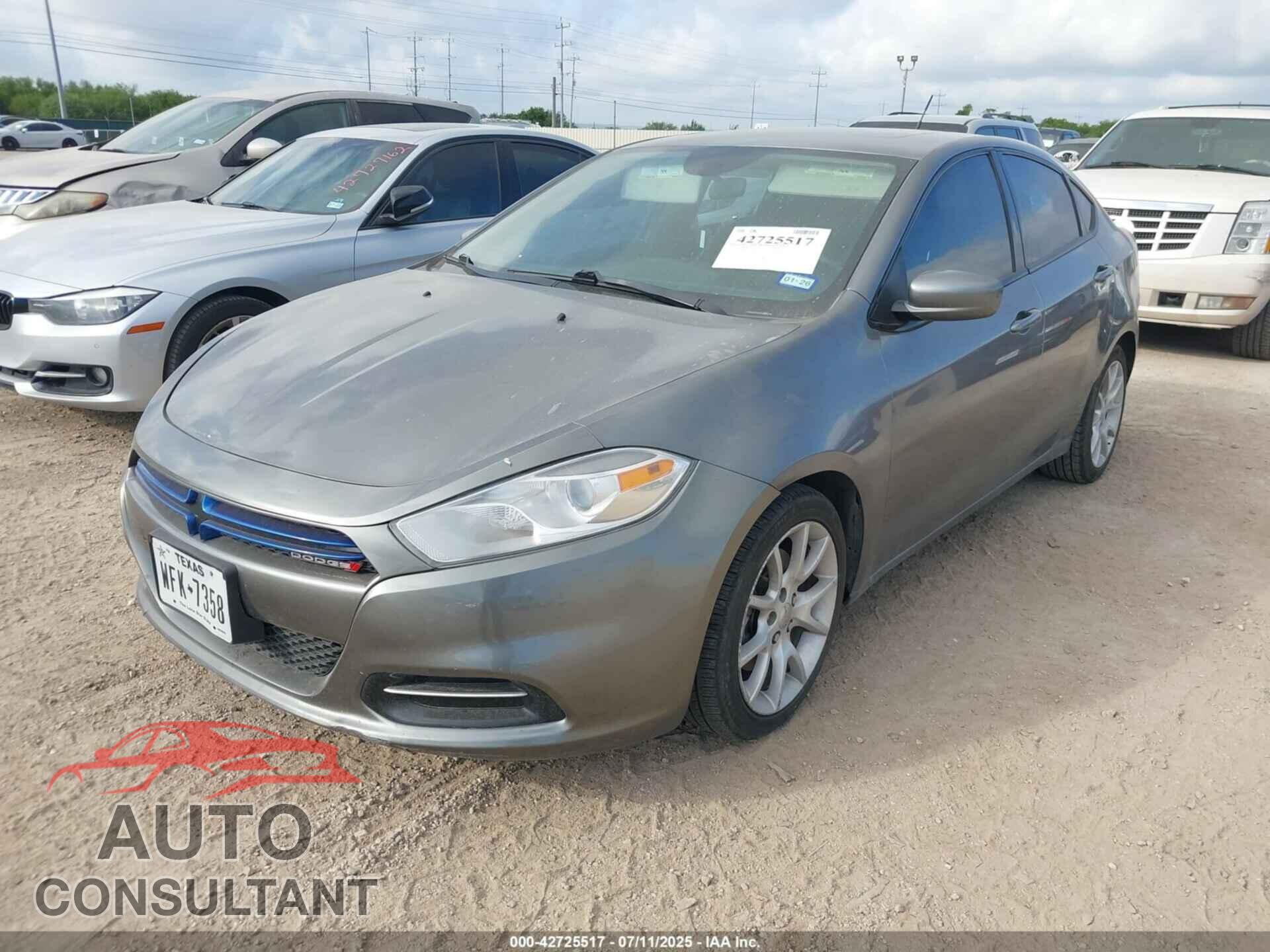 DODGE DART 2013 - 1C3CDFBA2DD270621