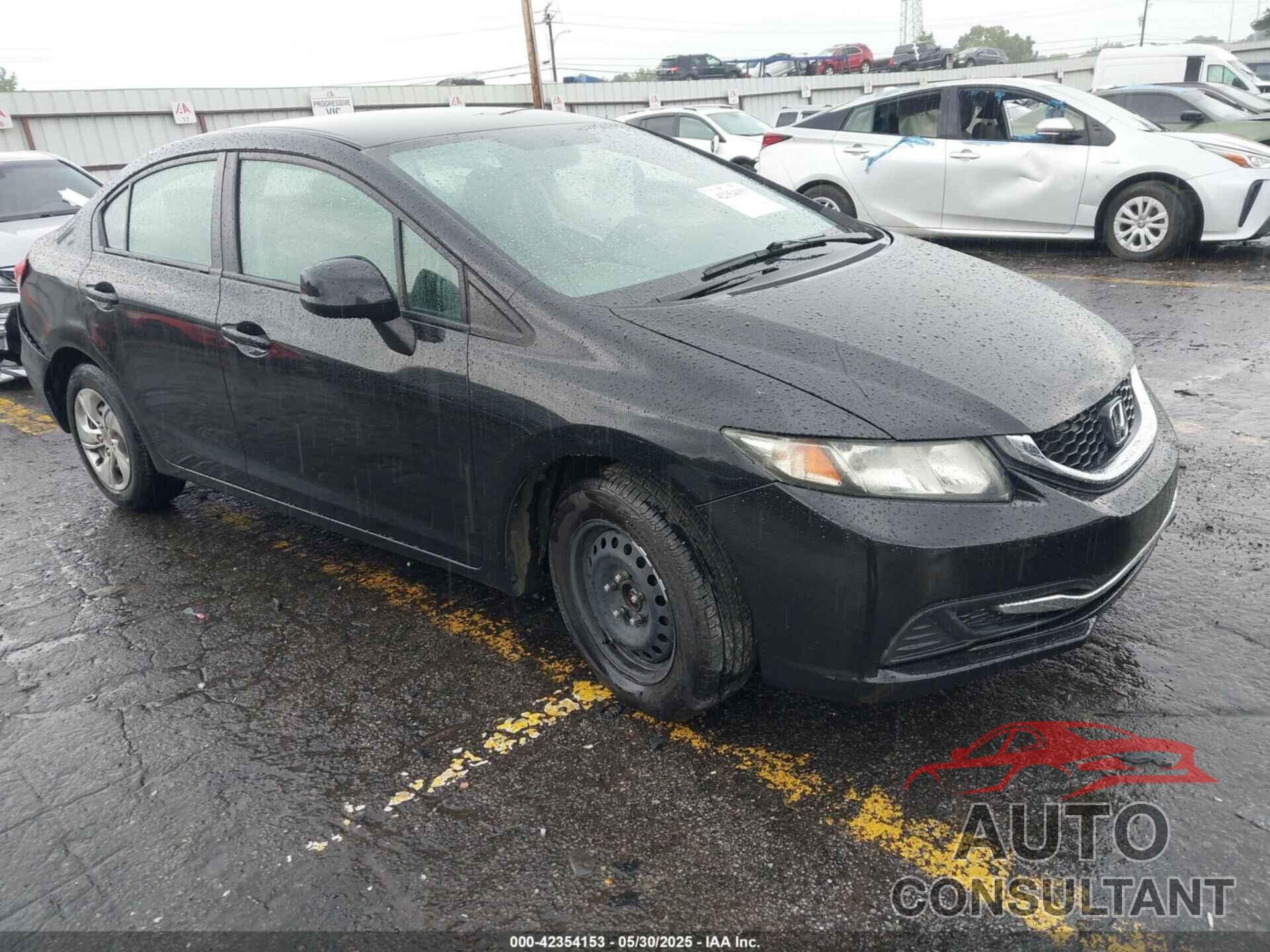 HONDA CIVIC 2013 - 19XFB2F51DE229254