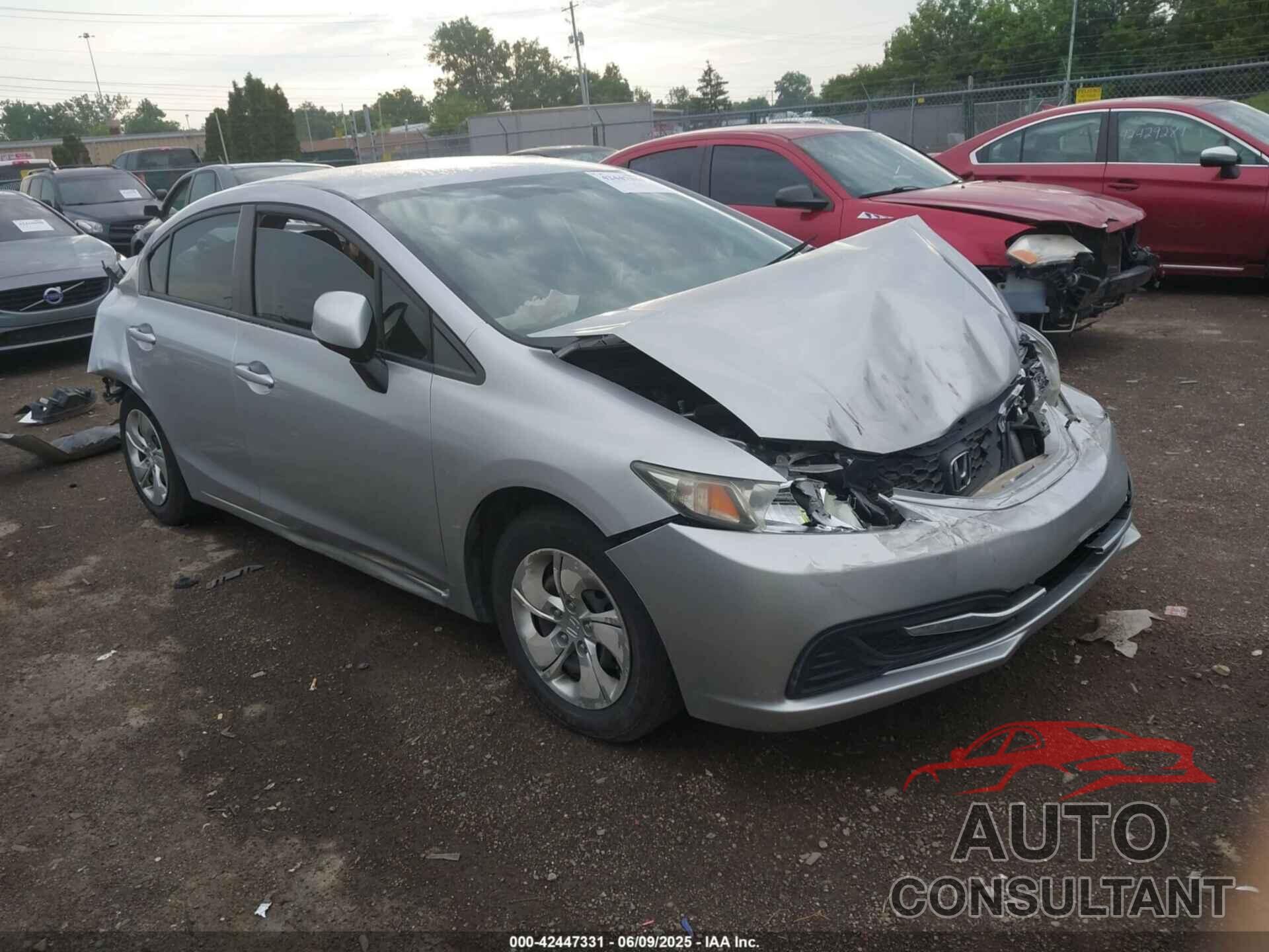 HONDA CIVIC 2013 - 19XFB2F59DE039198