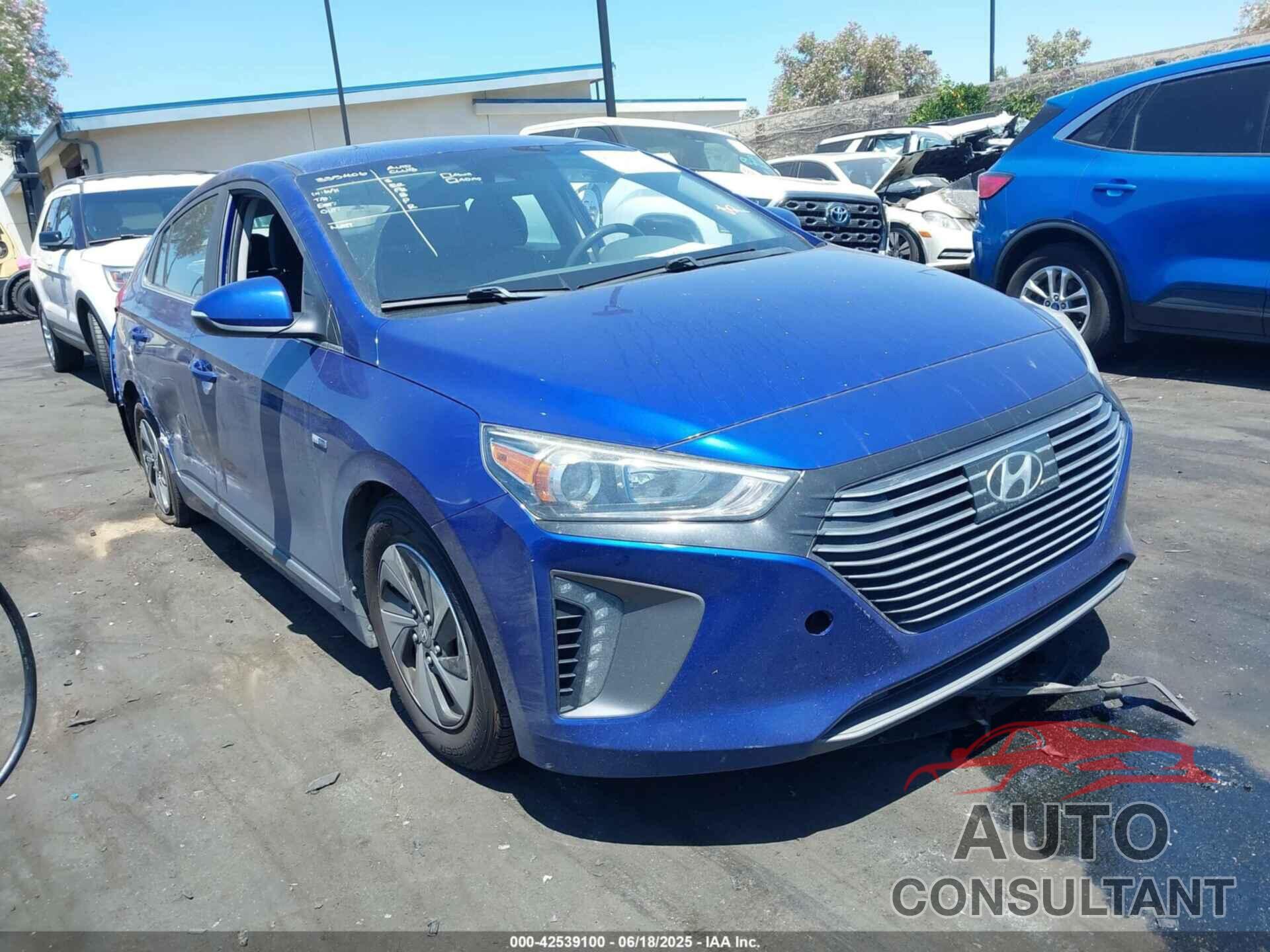 HYUNDAI IONIQ HYBRID 2019 - KMHC75LC7KU144518