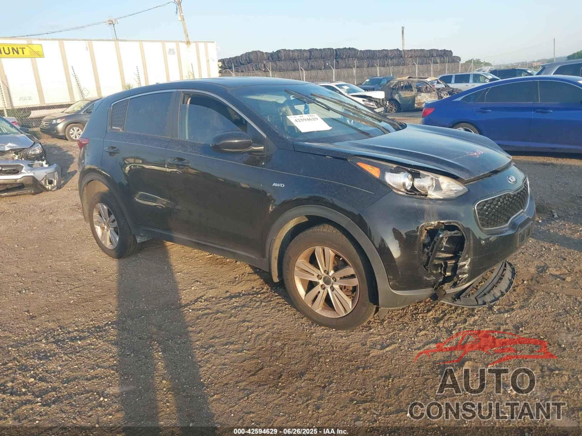 KIA SPORTAGE 2017 - KNDPMCAC9H7294577