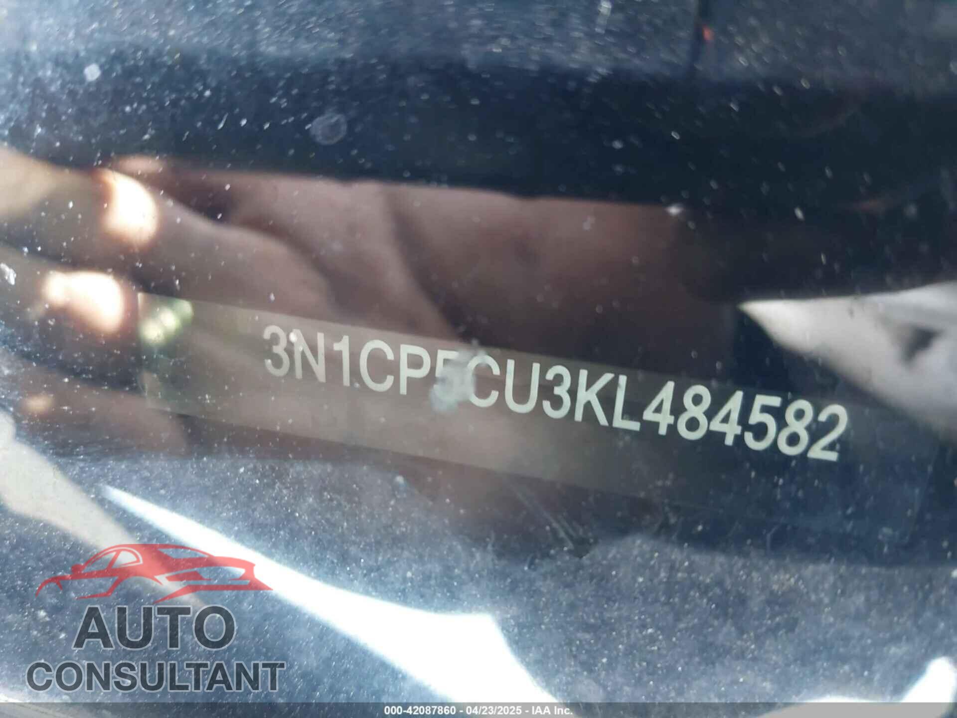 NISSAN KICKS 2019 - 3N1CP5CU3KL484582