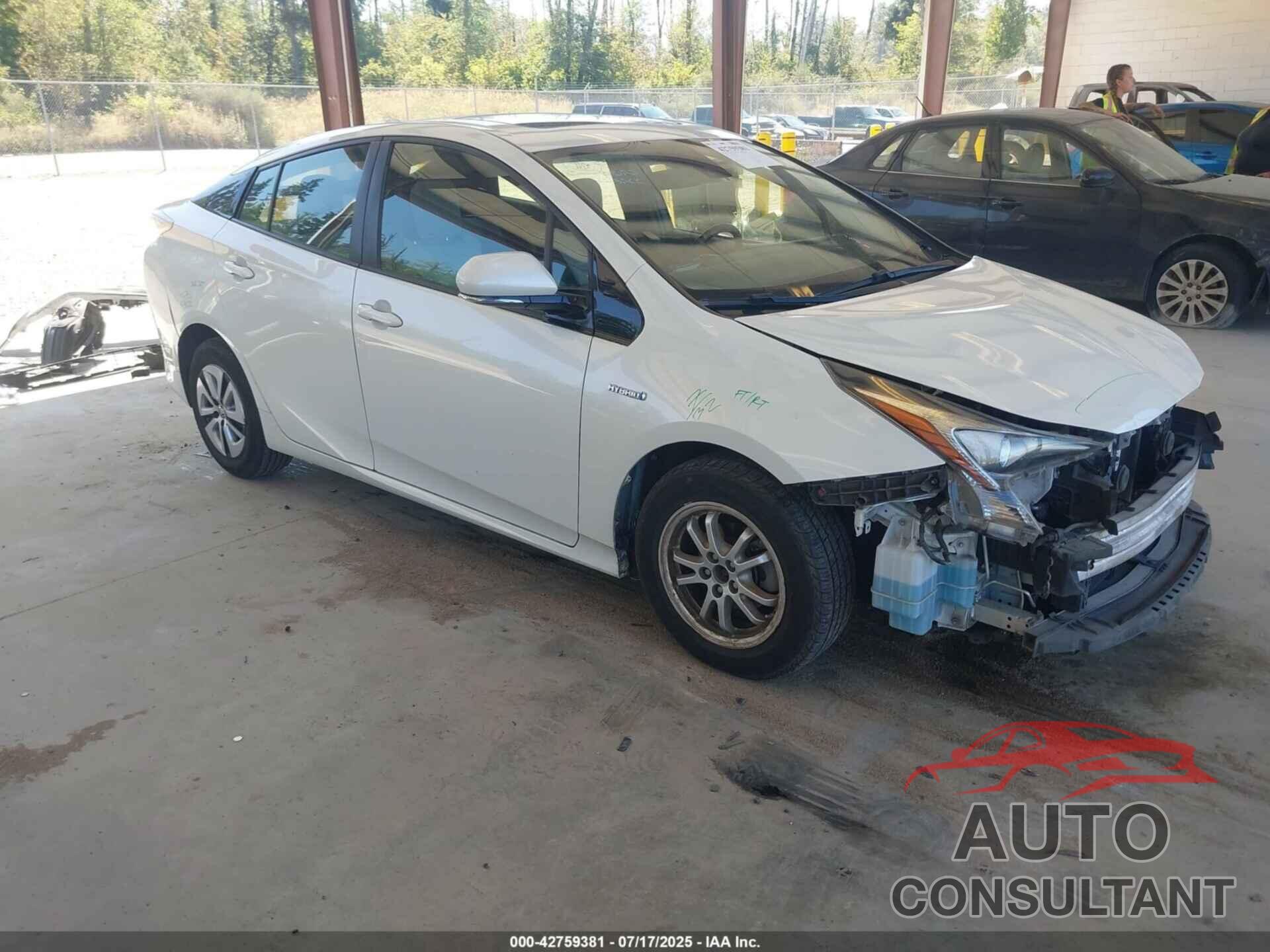 TOYOTA PRIUS 2016 - JTDKARFUXG3012069