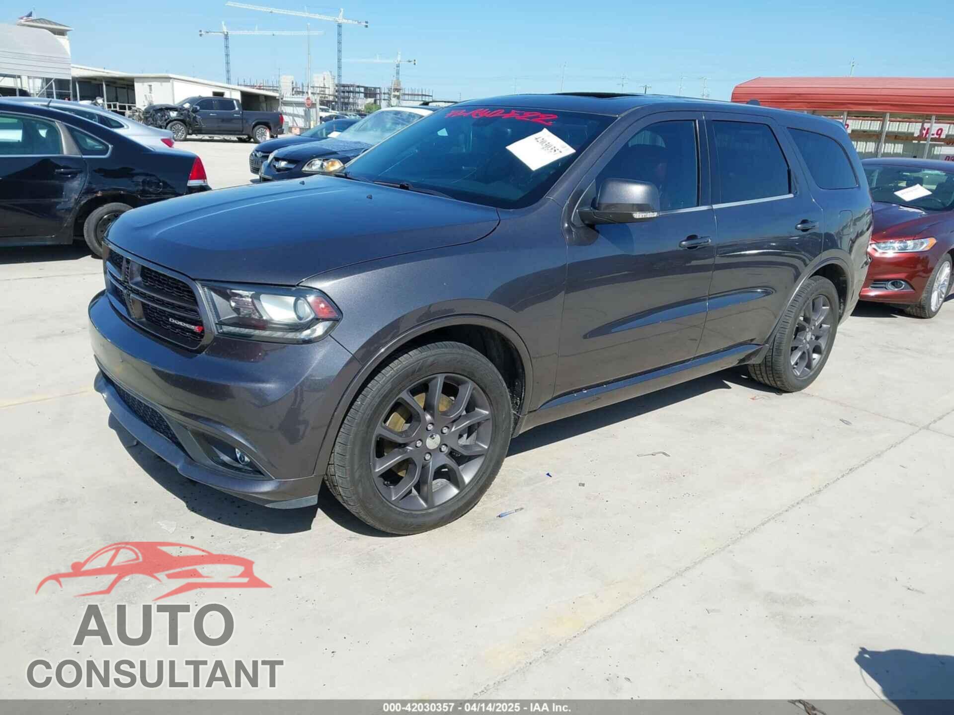 DODGE DURANGO 2017 - 1C4SDJCT7HC678926