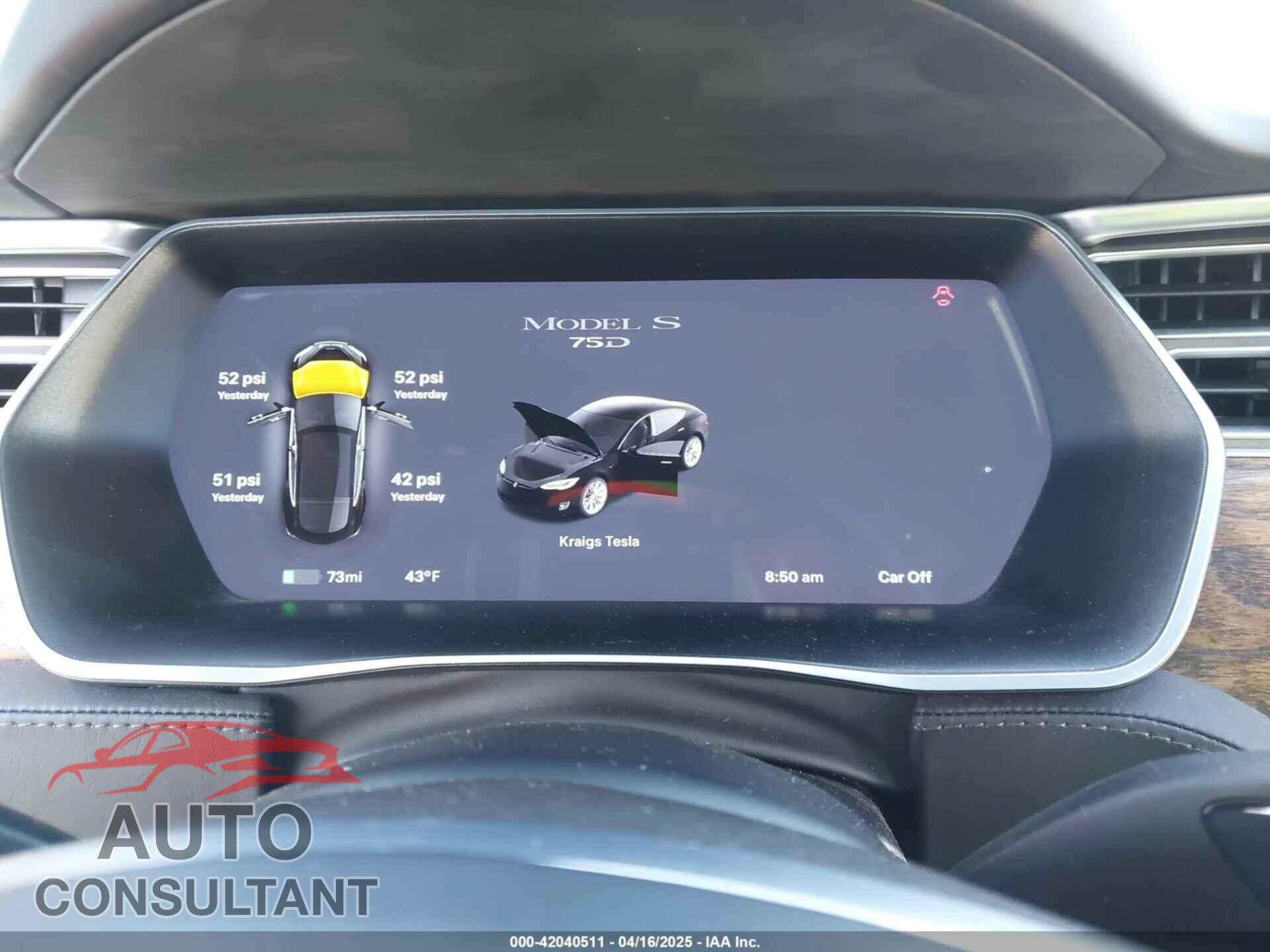 TESLA MODEL S 2017 - 5YJSA1E27HF230508