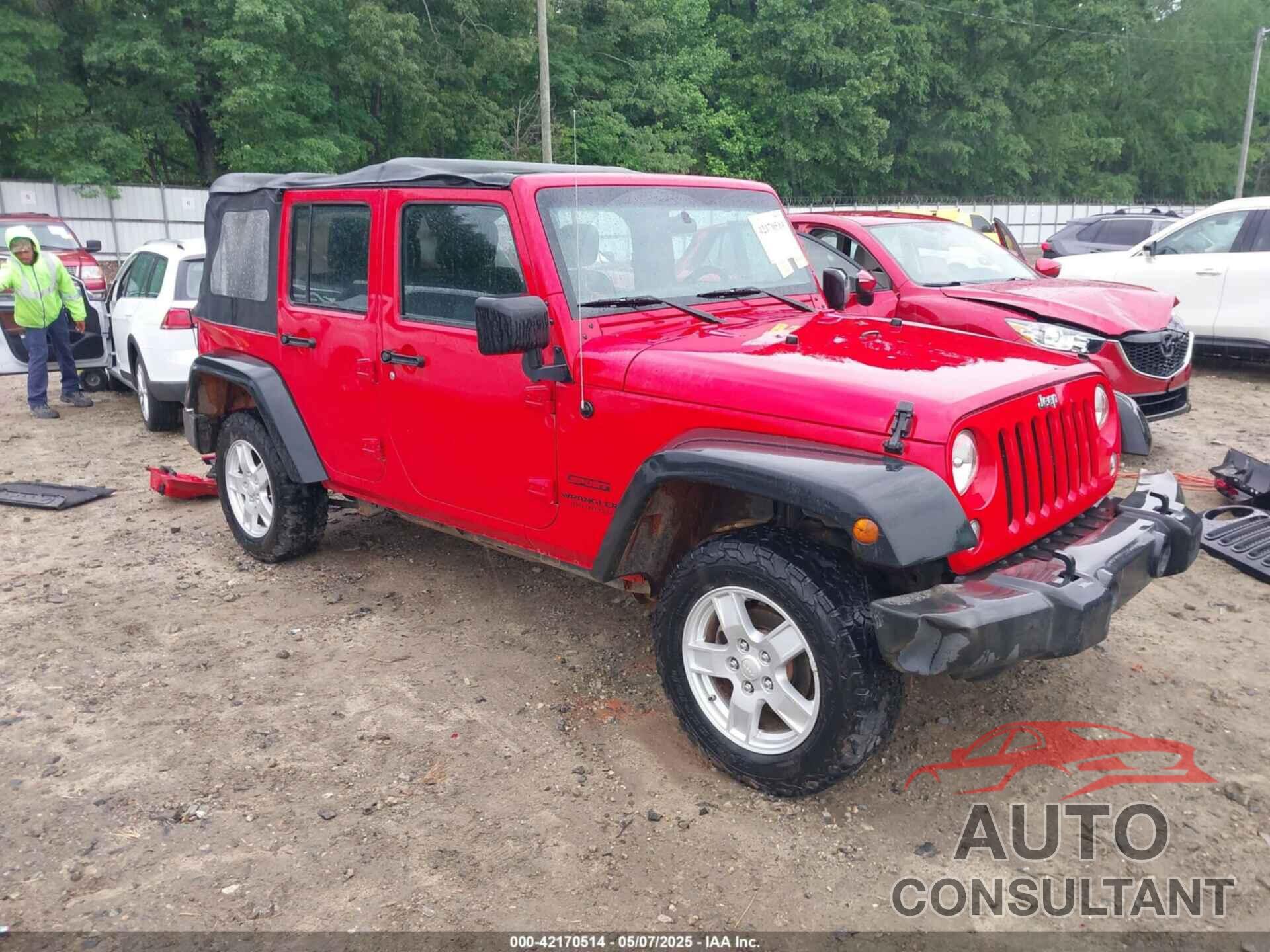 JEEP WRANGLER UNLIMITED 2016 - 1C4BJWDG6GL221689