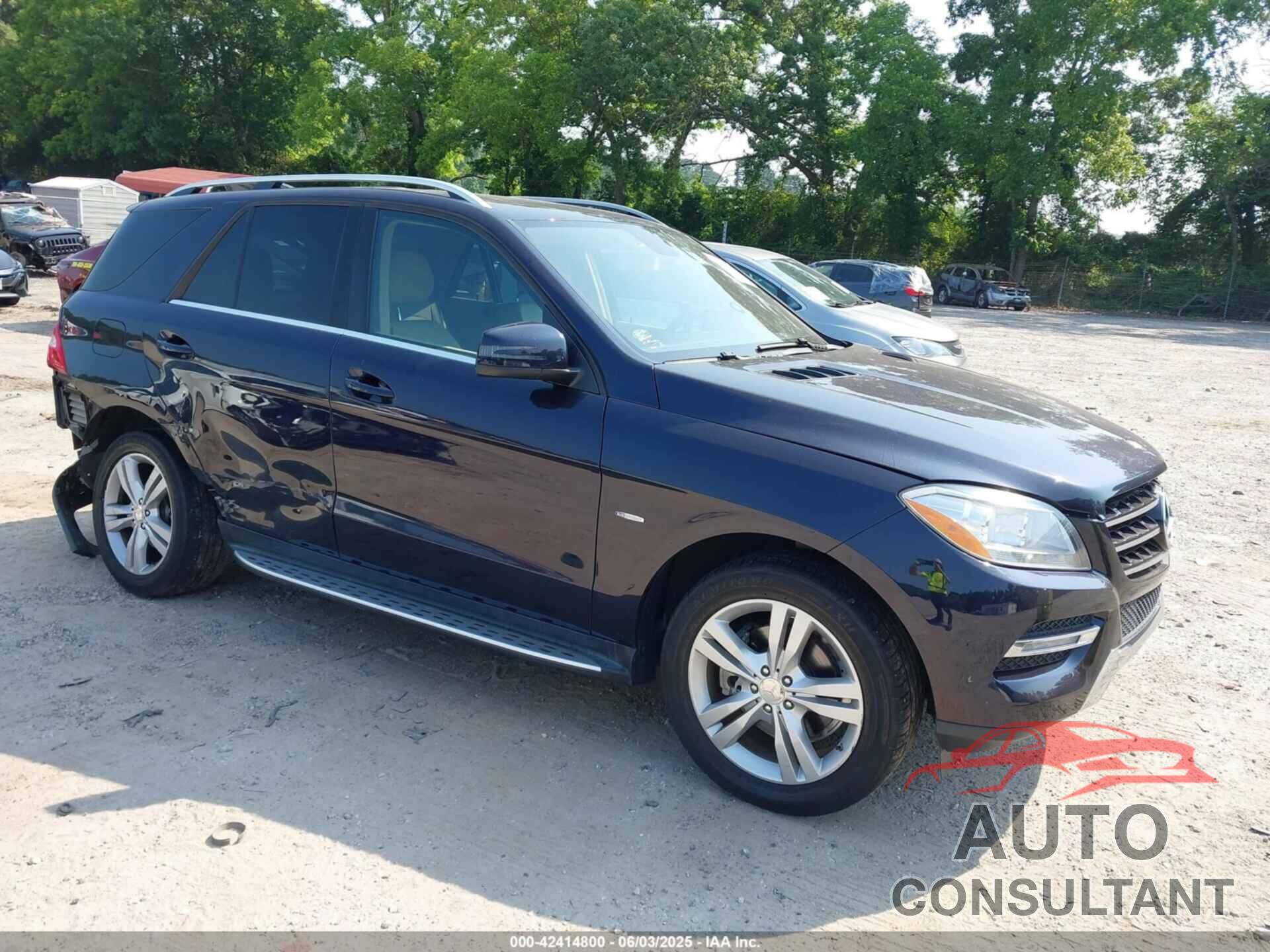 MERCEDES-BENZ ML 350 2012 - 4JGDA5HB9CA023756