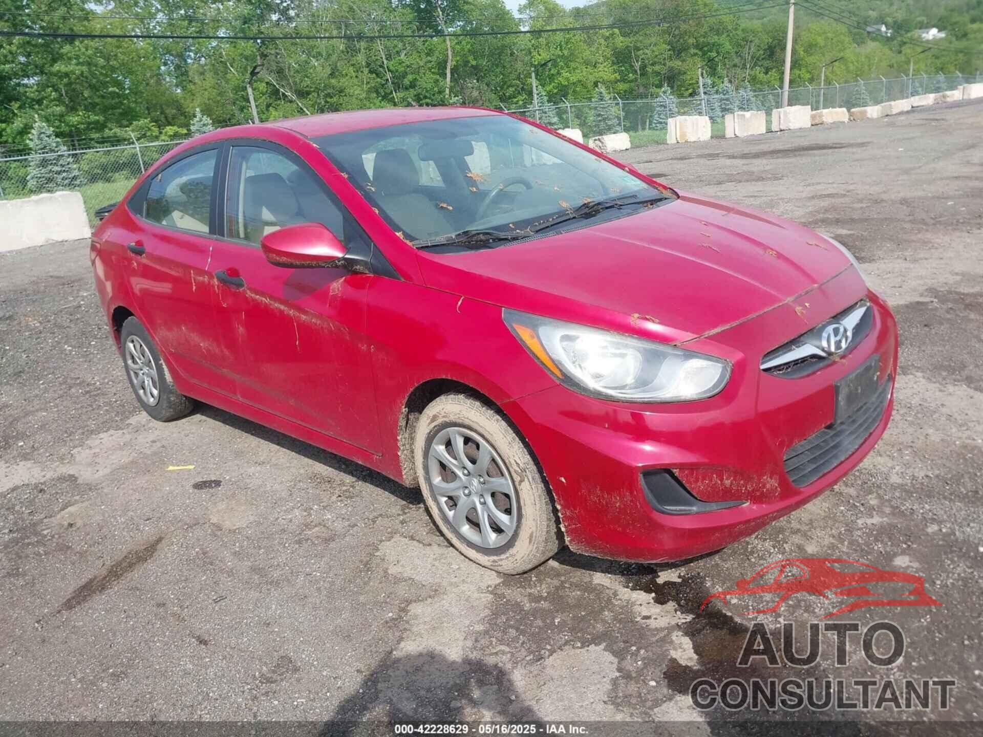 HYUNDAI ACCENT 2012 - KMHCT4AEXCU108155