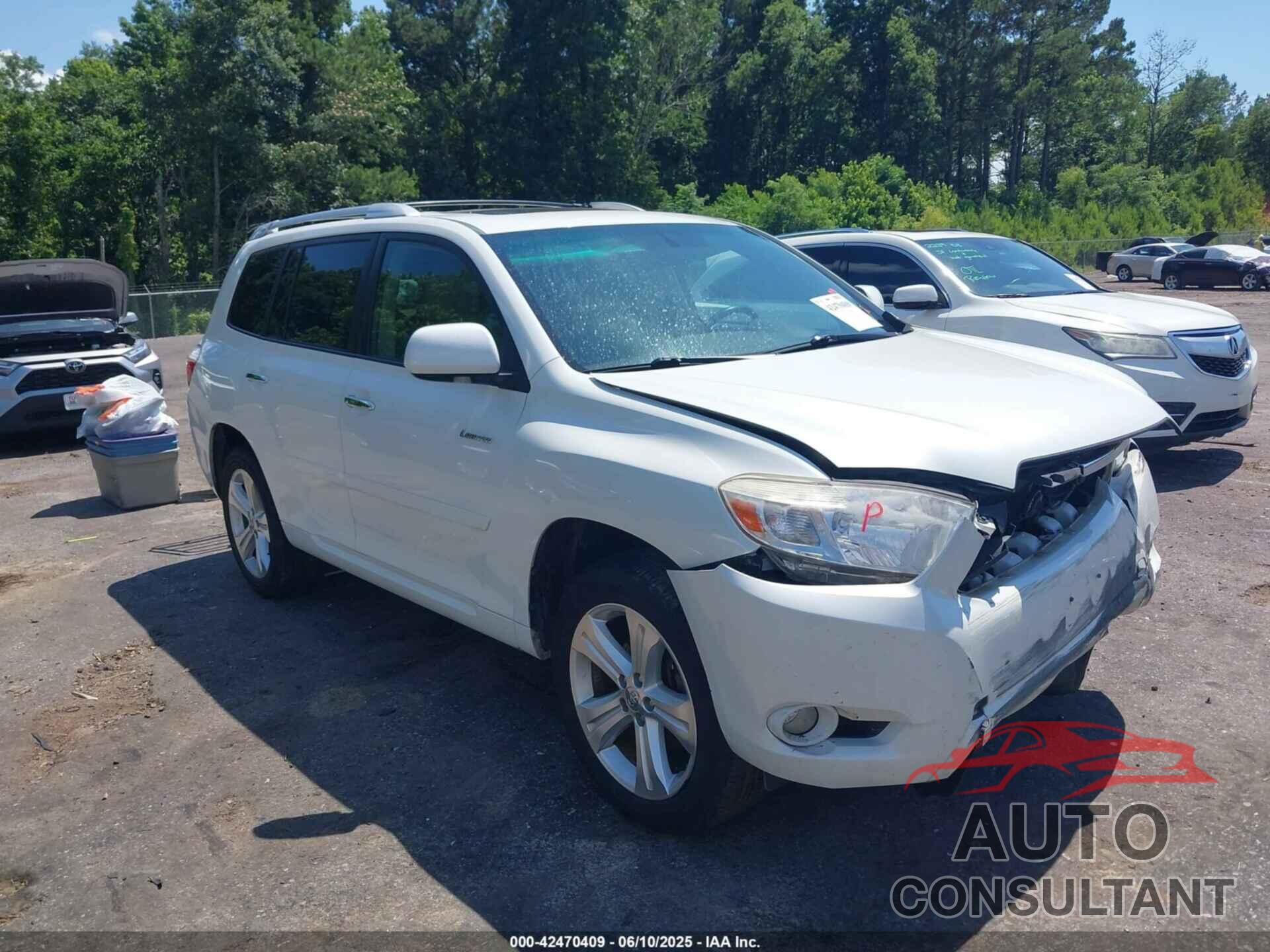 TOYOTA HIGHLANDER 2010 - JTEDK3EH4A2167197
