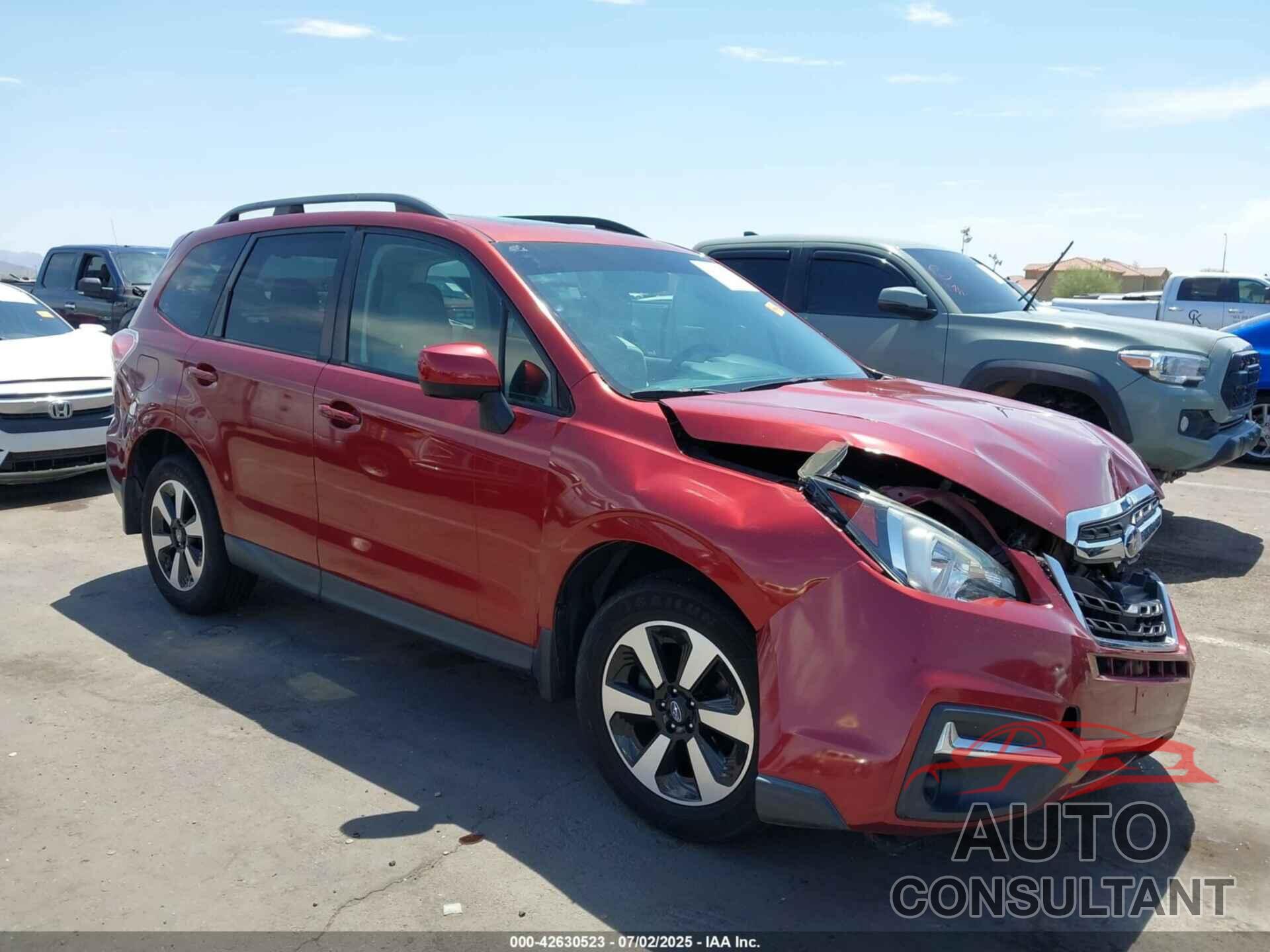 SUBARU FORESTER 2018 - JF2SJAEC9JH404742