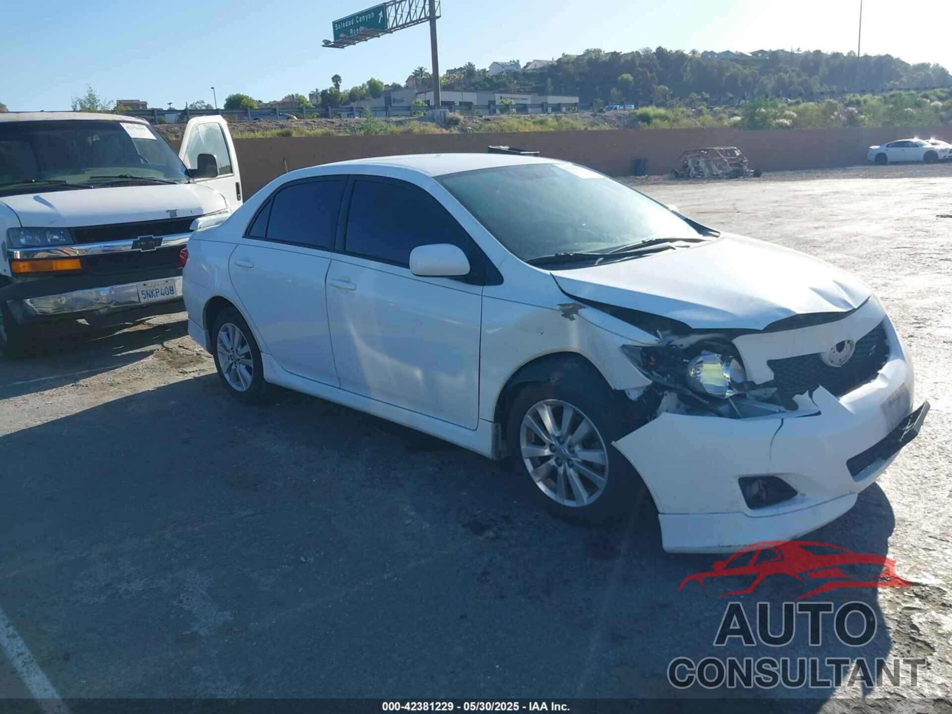 TOYOTA COROLLA 2009 - 1NXBU40E39Z097437