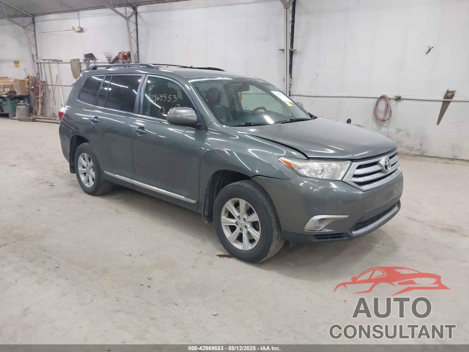 TOYOTA HIGHLANDER 2013 - 5TDBK3EH4DS268457
