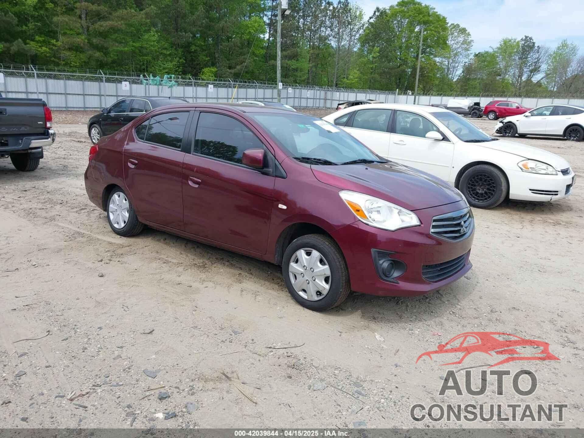 MITSUBISHI MIRAGE G4 2017 - ML32F3FJ5HHF12381