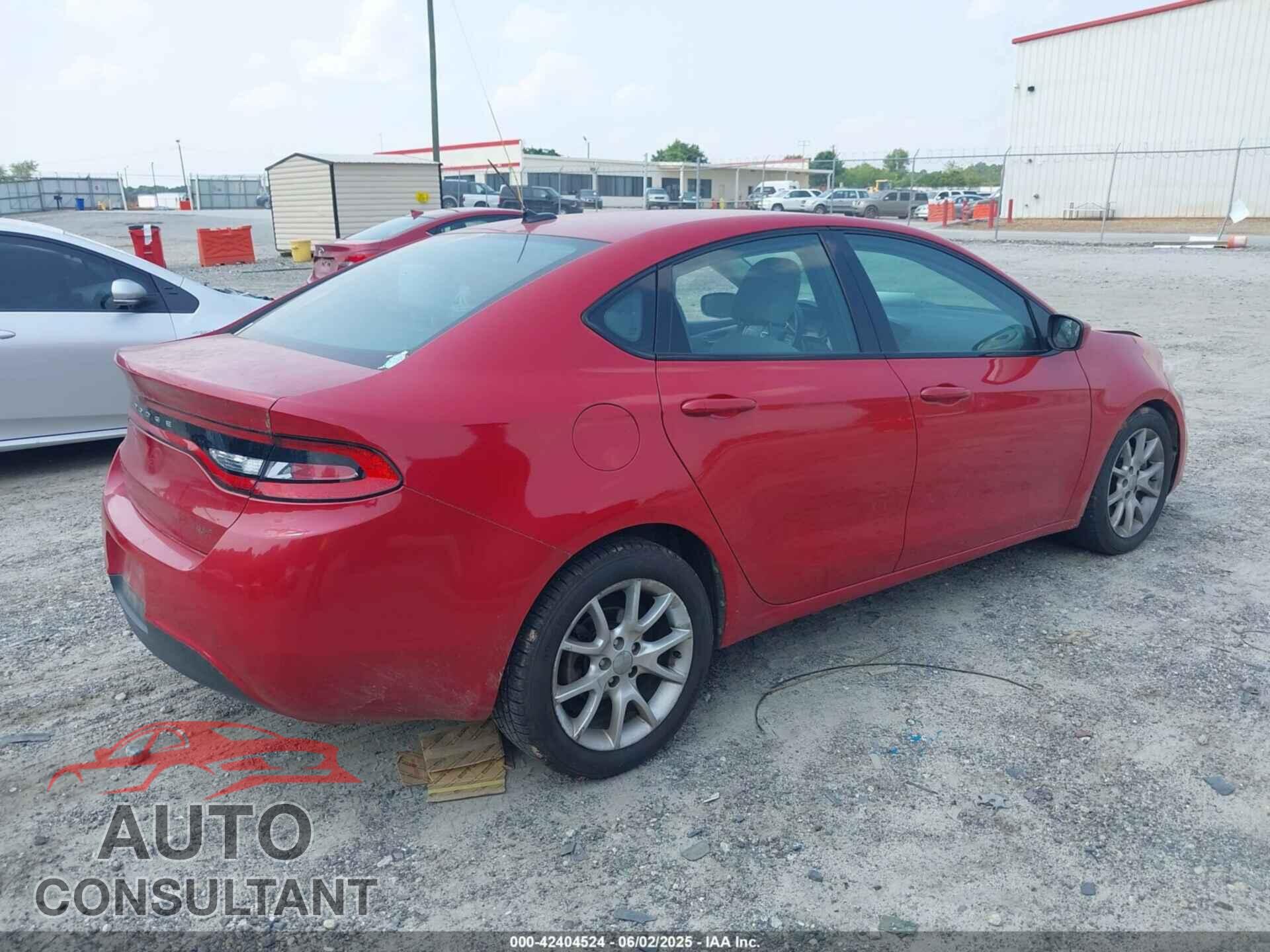 DODGE DART 2013 - 1C3CDFBA7DD109990