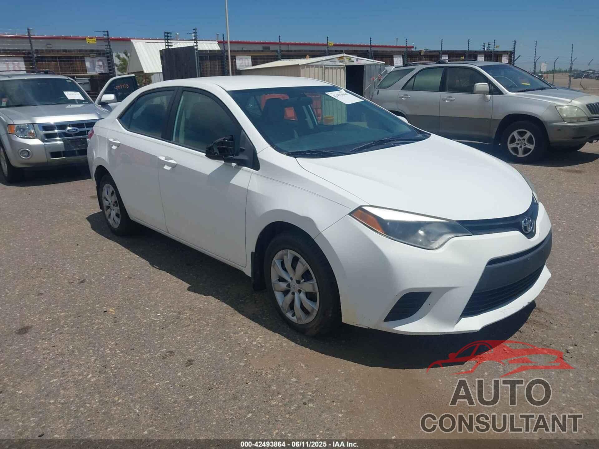 TOYOTA COROLLA 2014 - 2T1BURHE3EC058862