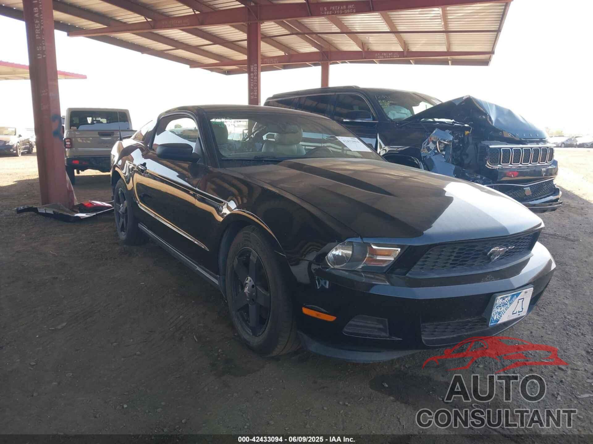 FORD MUSTANG 2012 - 1ZVBP8AM3C5287407