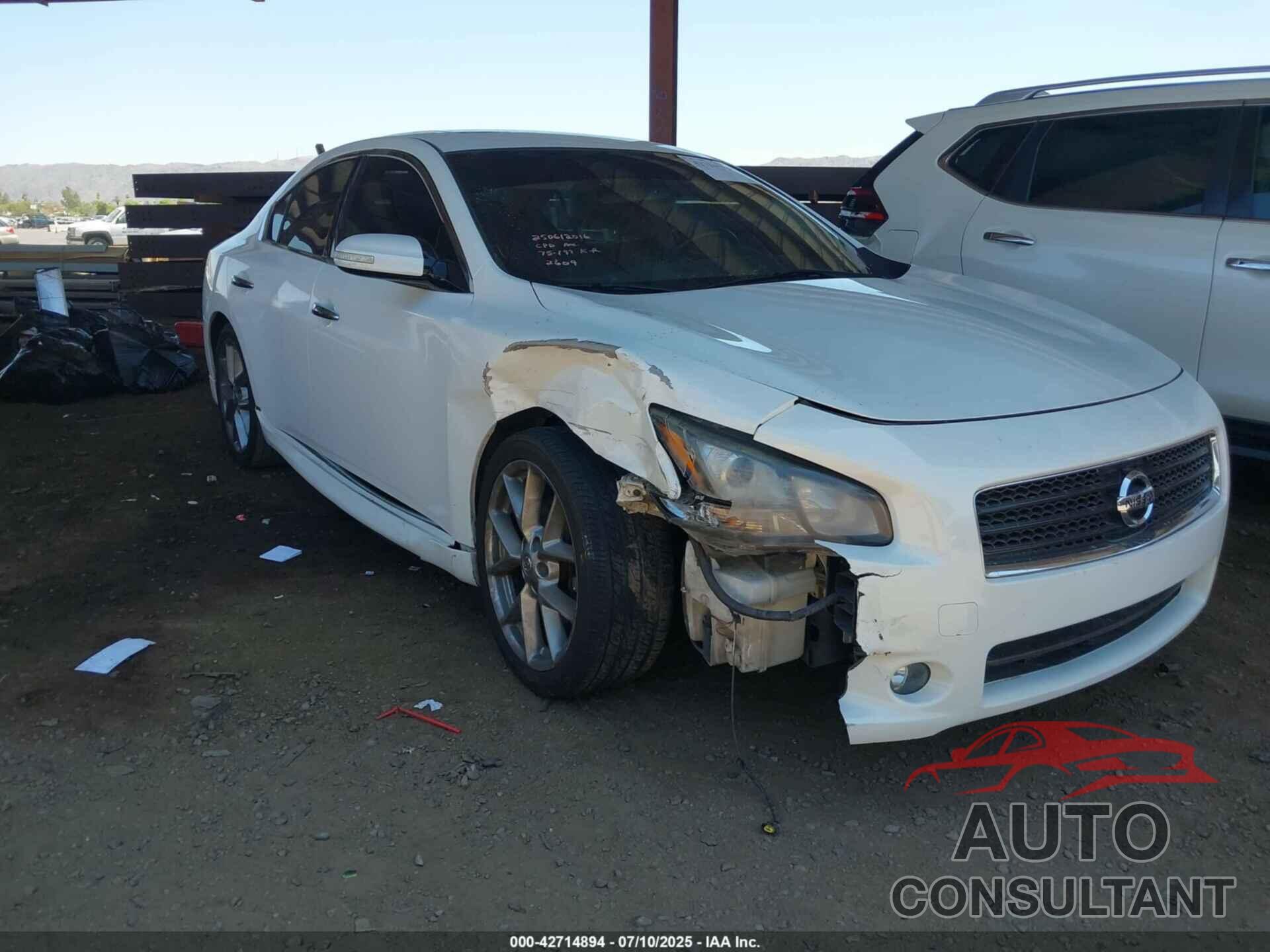 NISSAN MAXIMA 2011 - 1N4AA5AP8BC862609