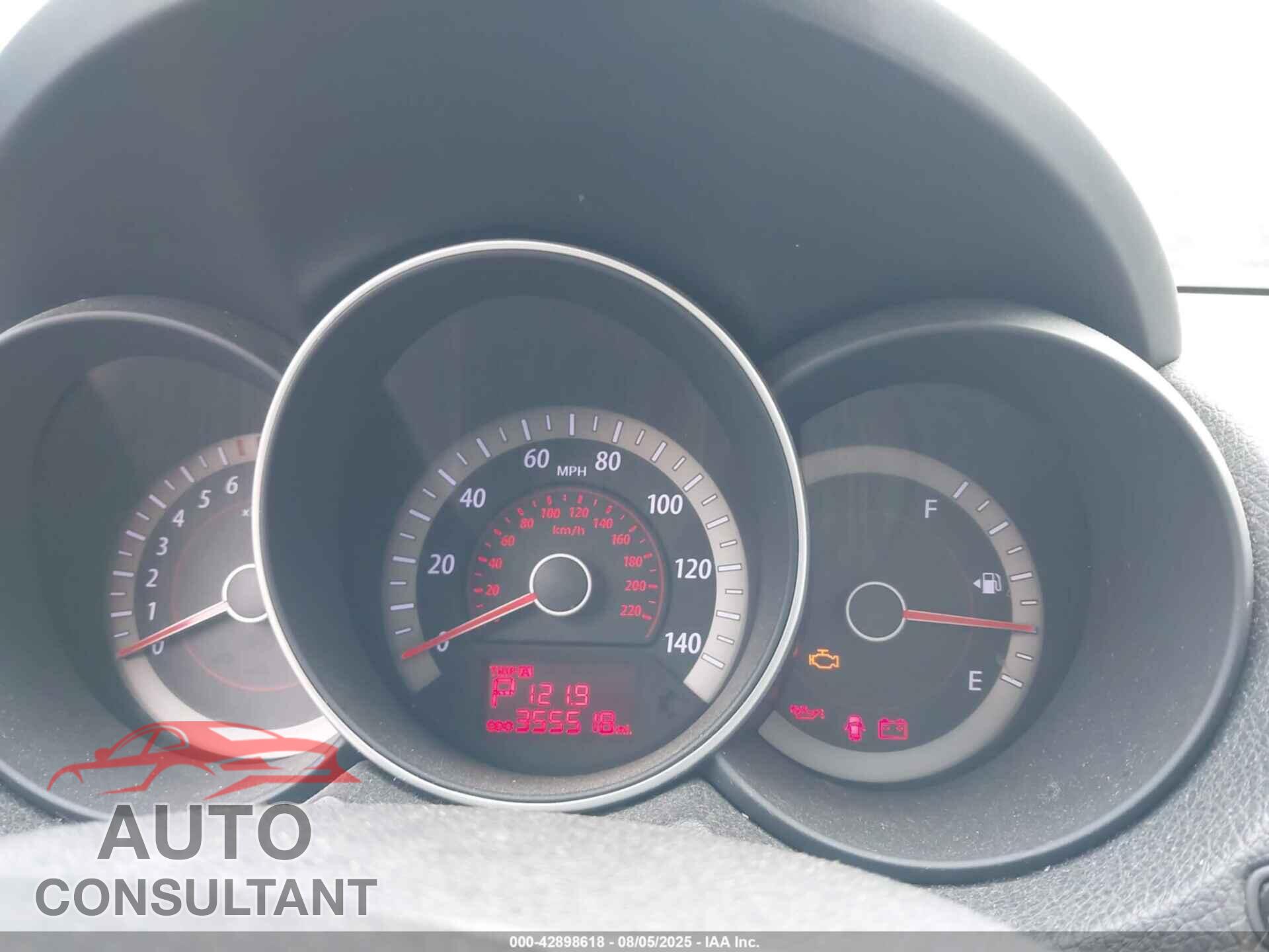 KIA FORTE 2012 - KNAFU4A2XC5568699